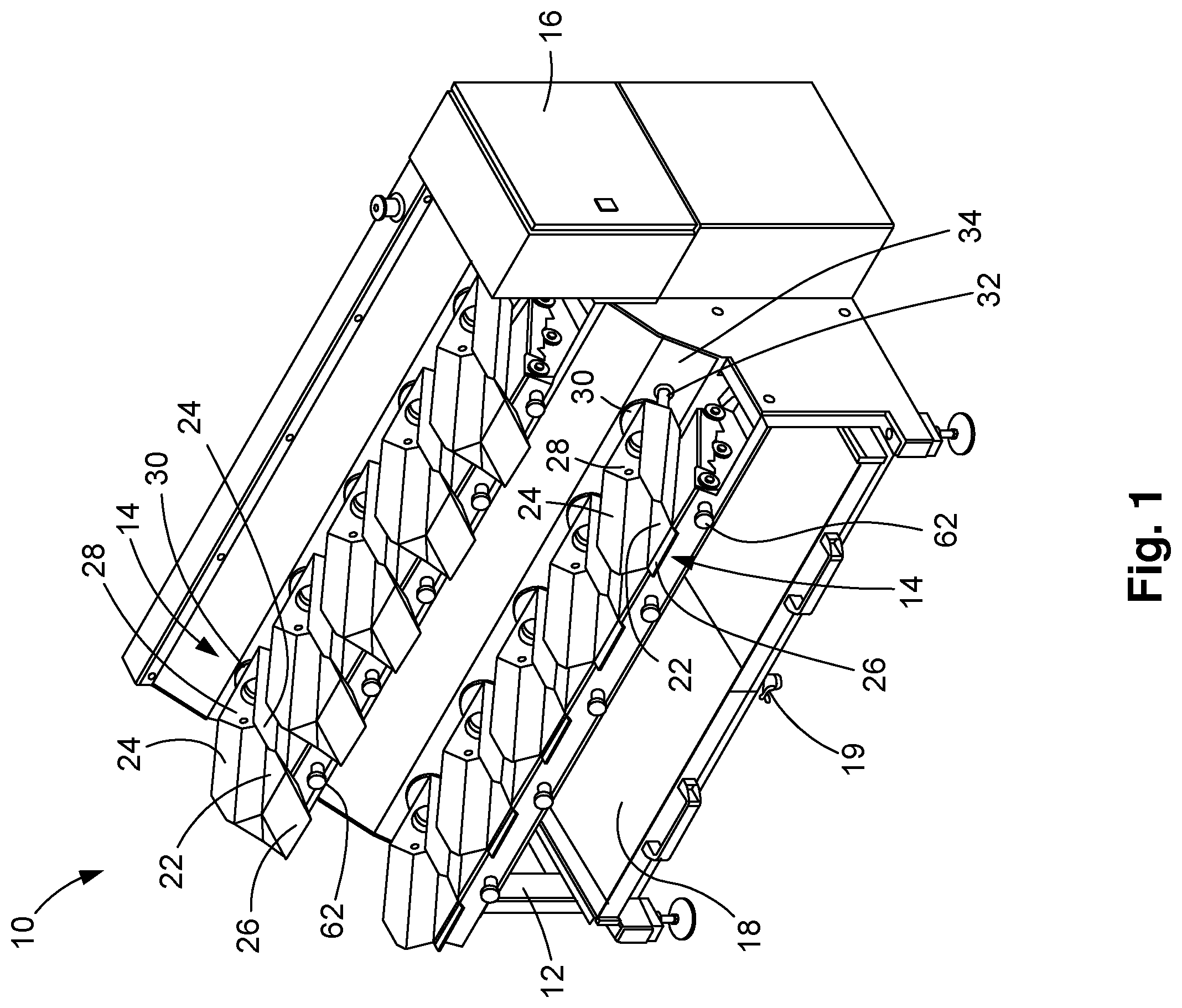 Patent US12508813 Figure 1 – Ink cartridge receiving module