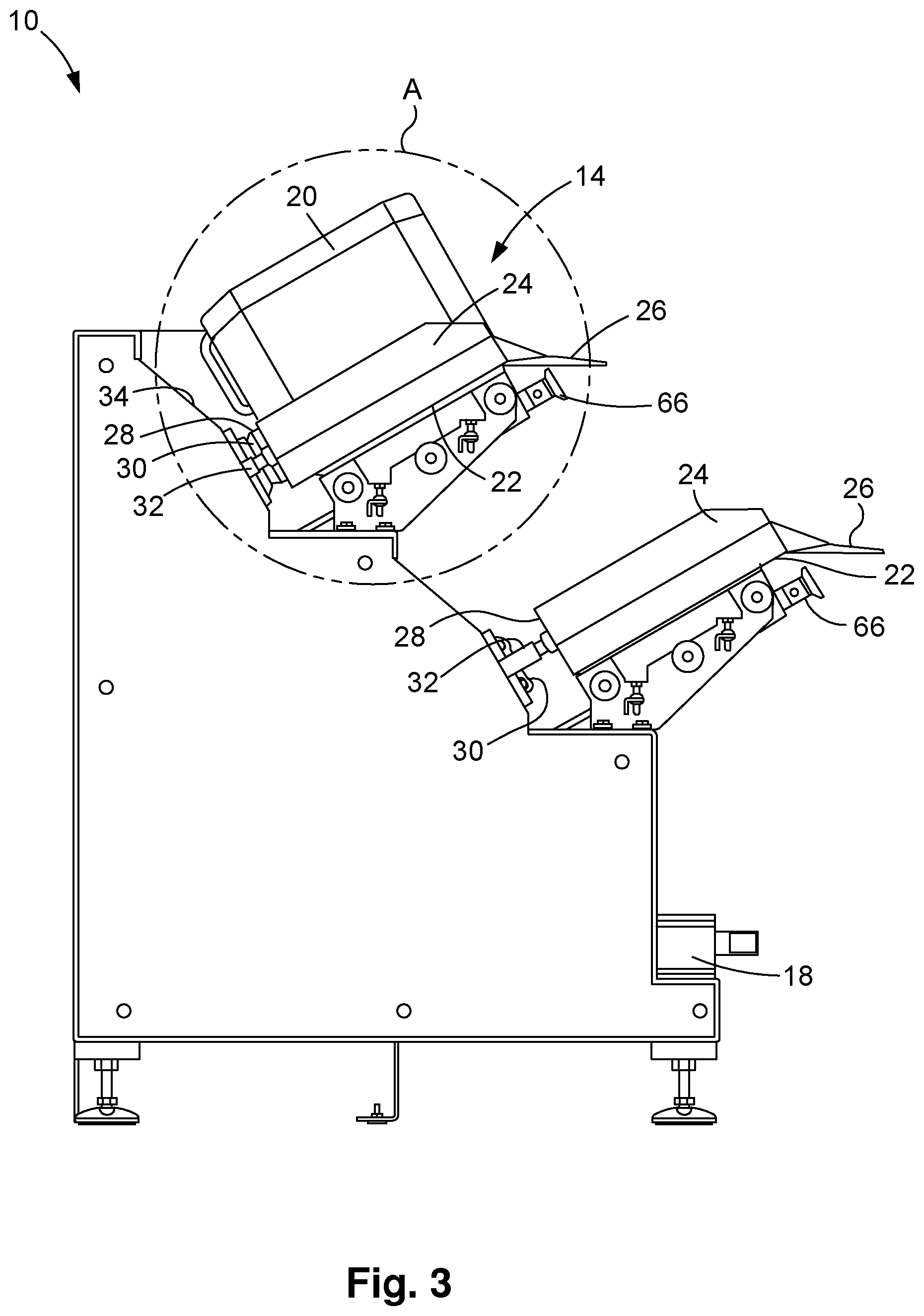 Patent US12508813 Figure 3 – Ink cartridge receiving module