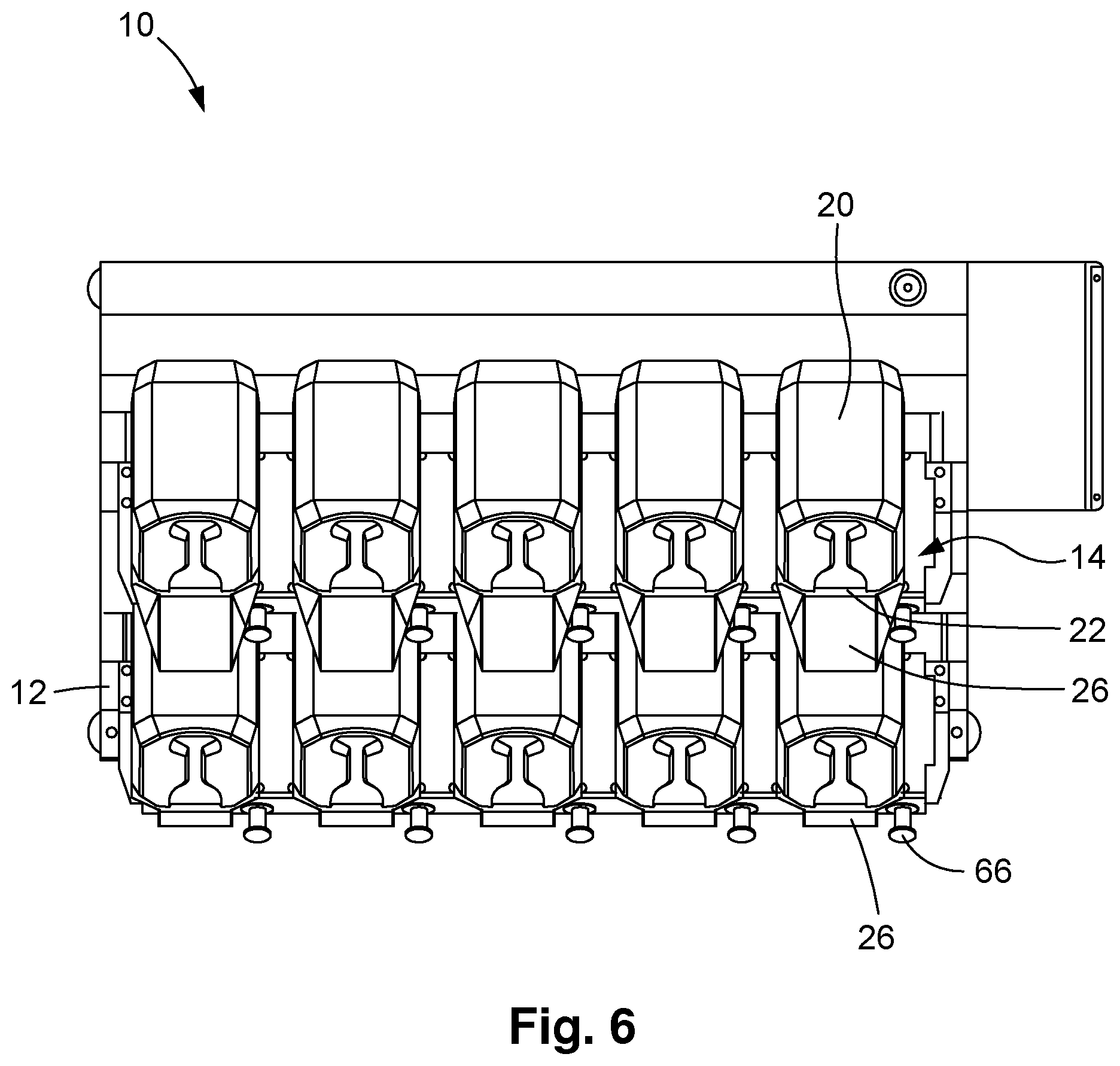 Patent US12508813 Figure 6 – Ink cartridge receiving module