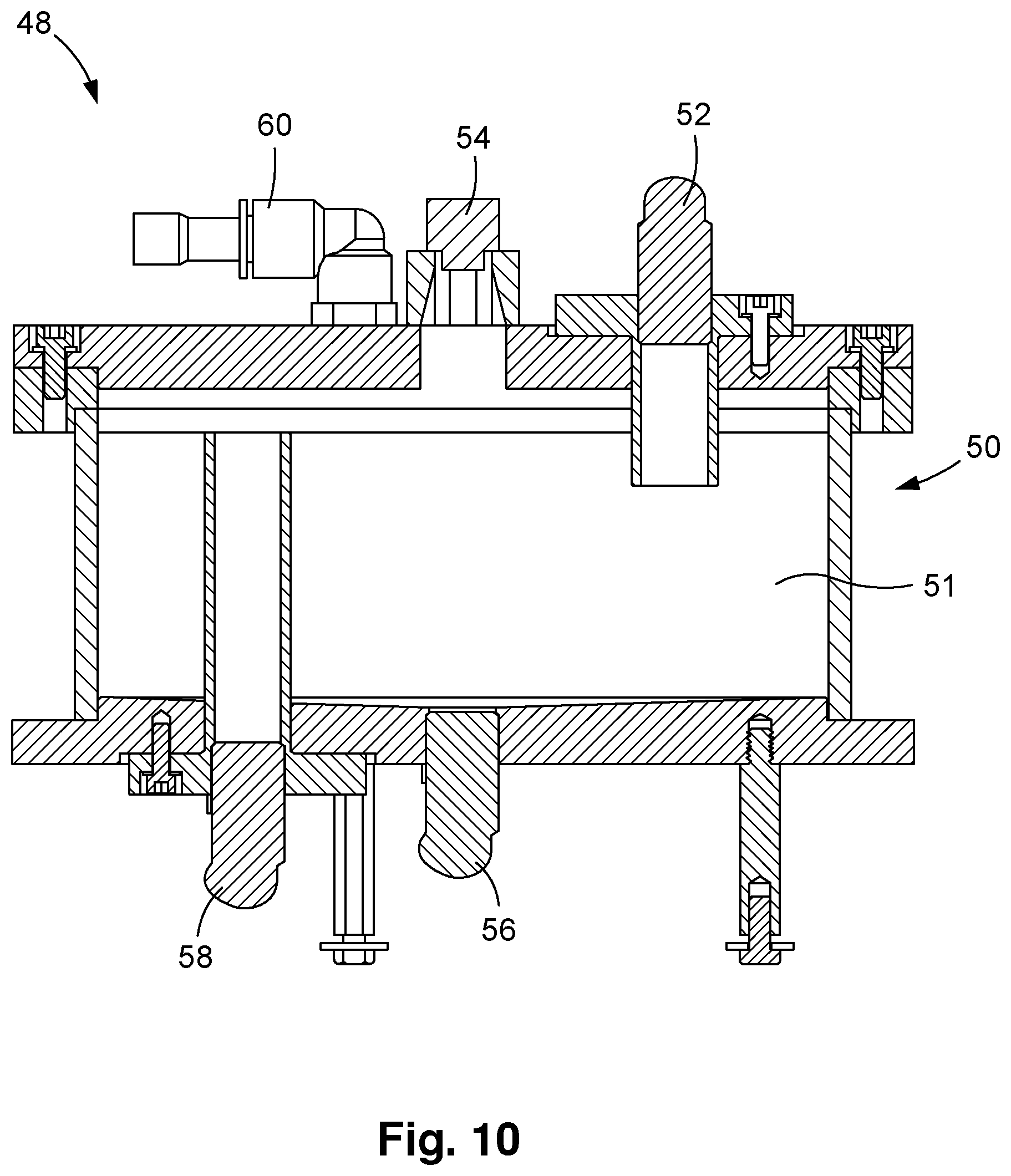 Patent US12508813 Figure 10 – Ink cartridge receiving module