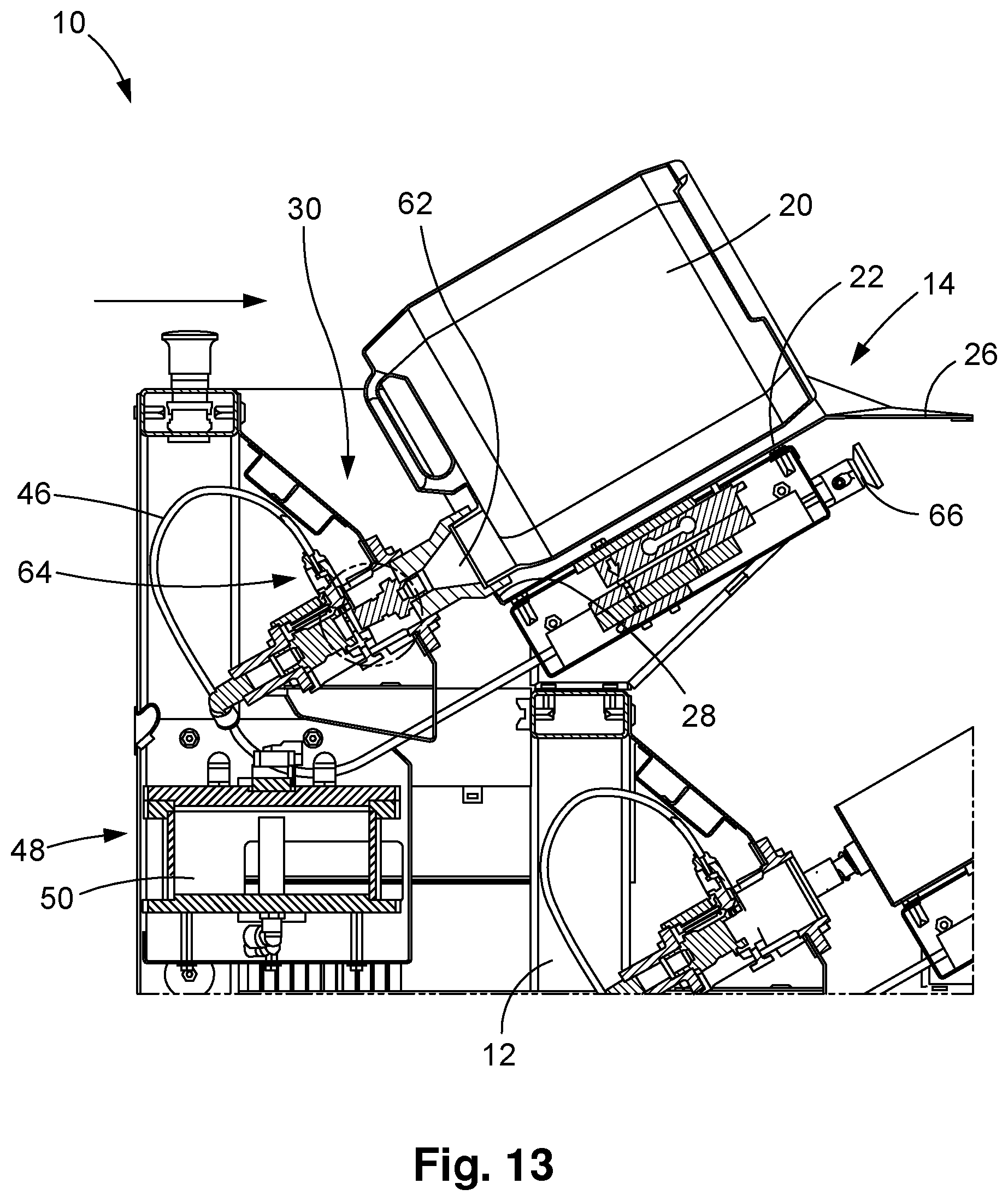Patent US12508813 Figure 13 – Ink cartridge receiving module