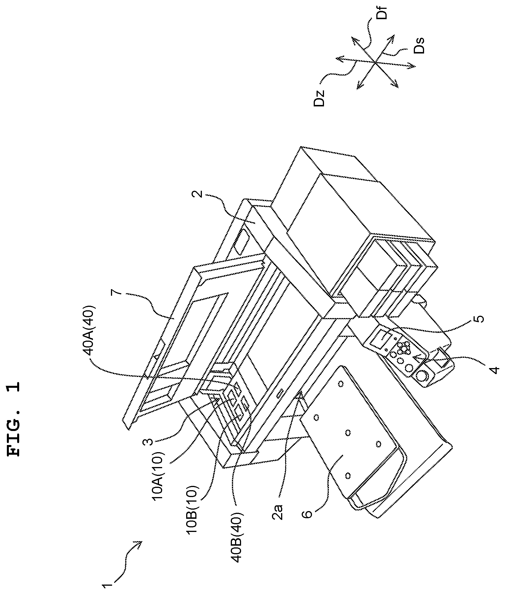 Patent US12508816 Figure 1 – Printing apparatus