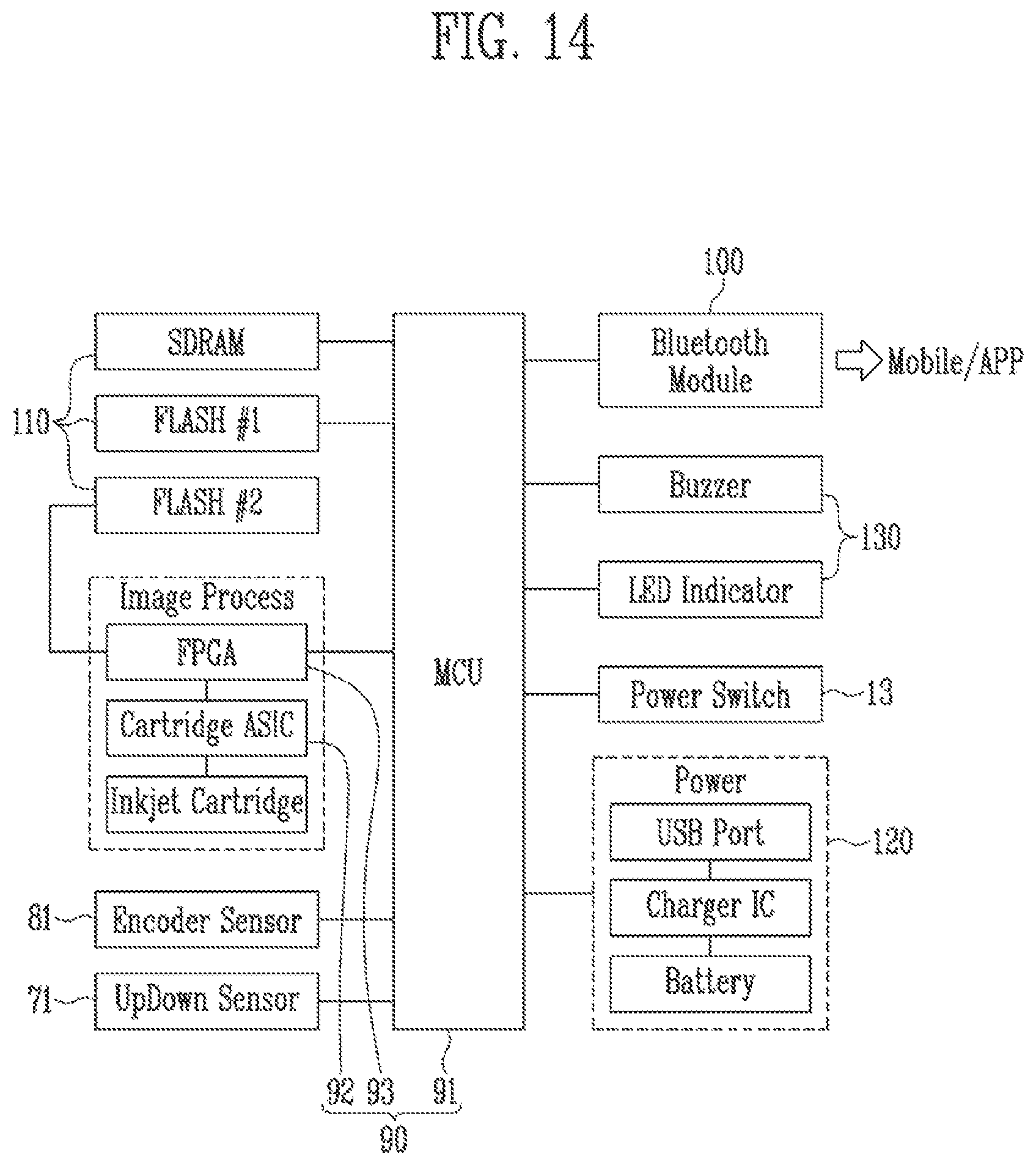 Patent US12508820 Figure 14 – Portable printer and portable printing system