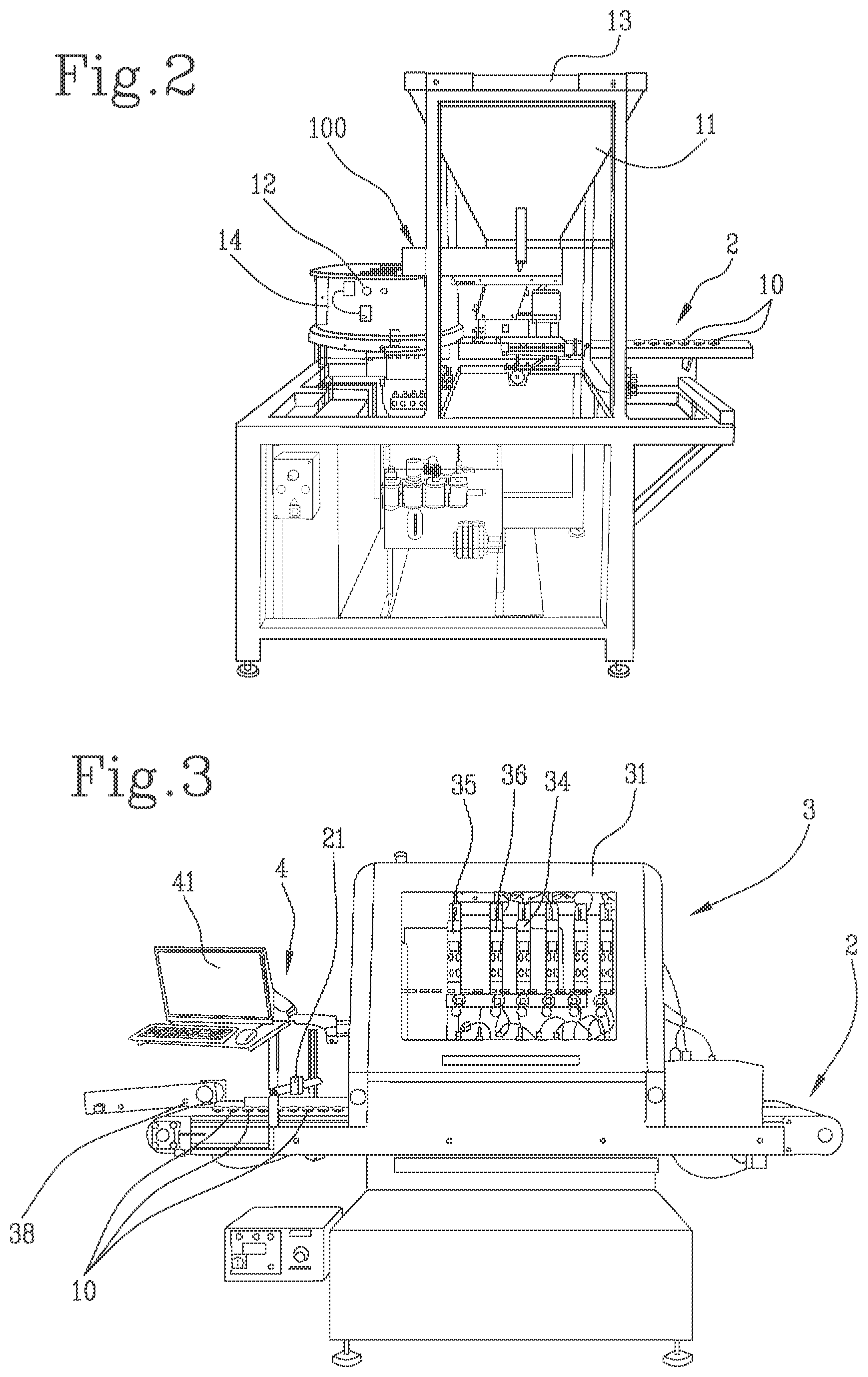 Patent US12508821 Figure 2 – Apparatus for digital printing on closures for containers