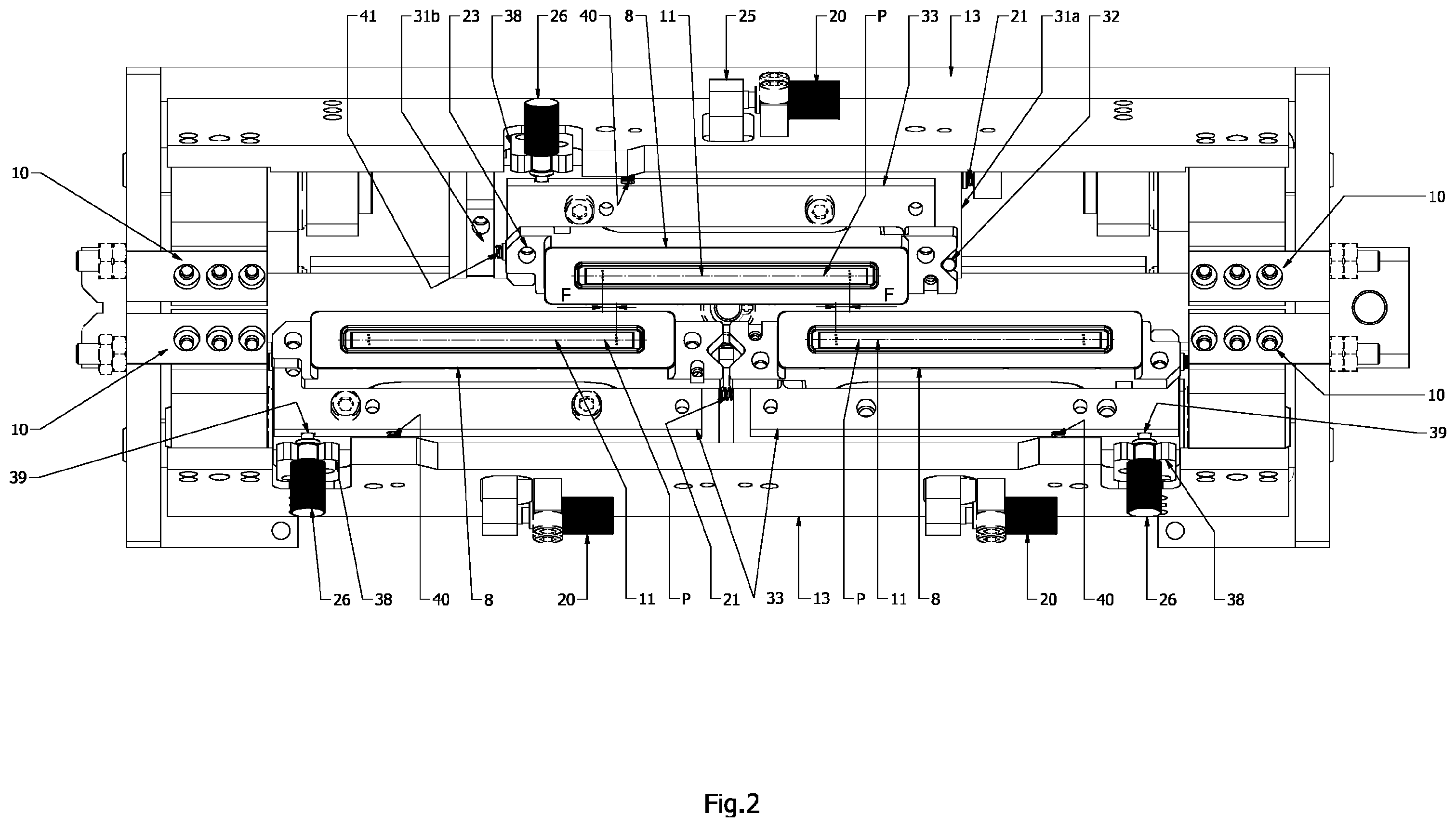 Patent US12508822 Figure 2 – Digital inkjet printing machine for printing on cylindrical substrates