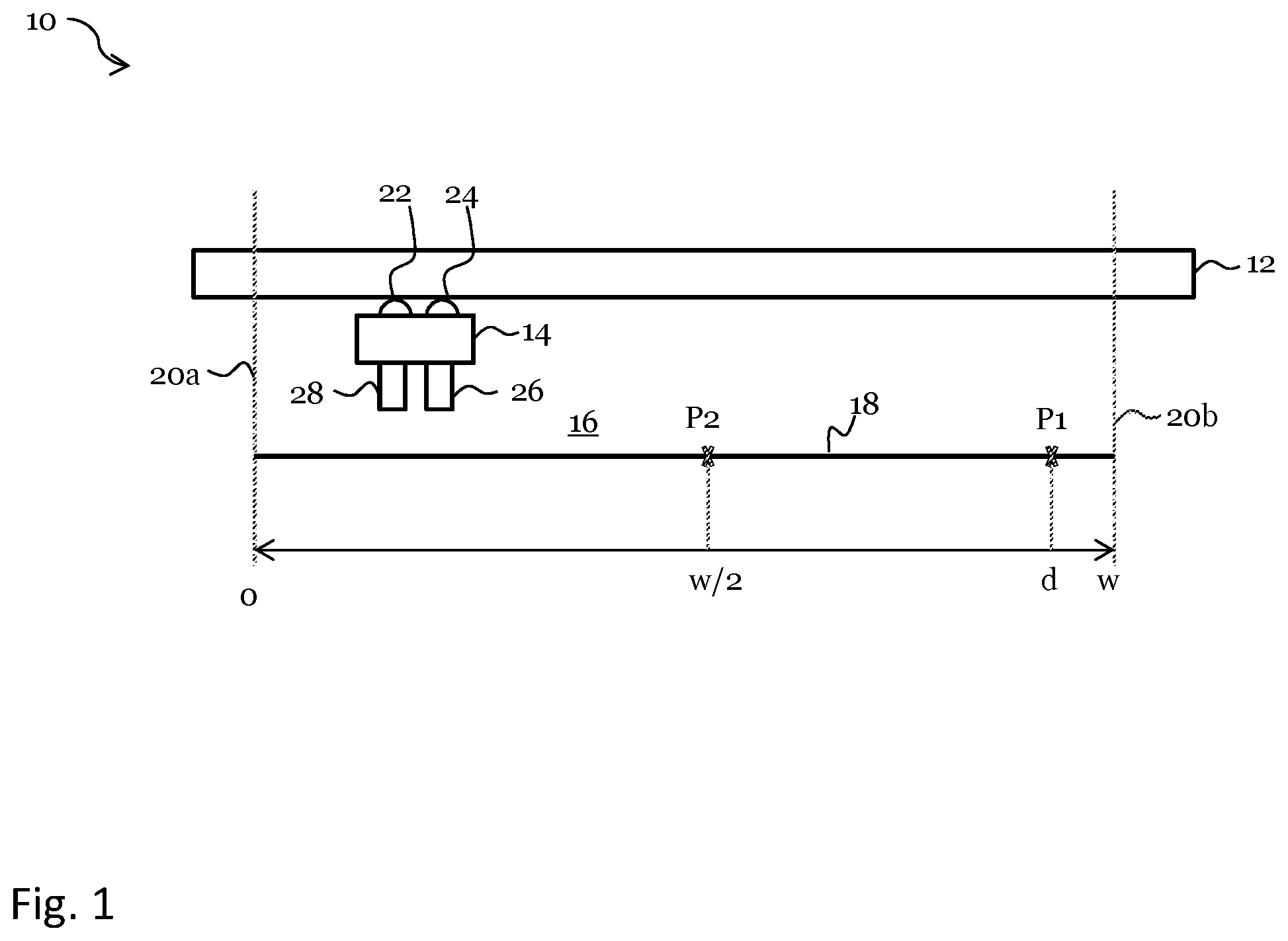 Patent US12508823 Figure 1 – Thermal treatment unit with spatially varying radiation power