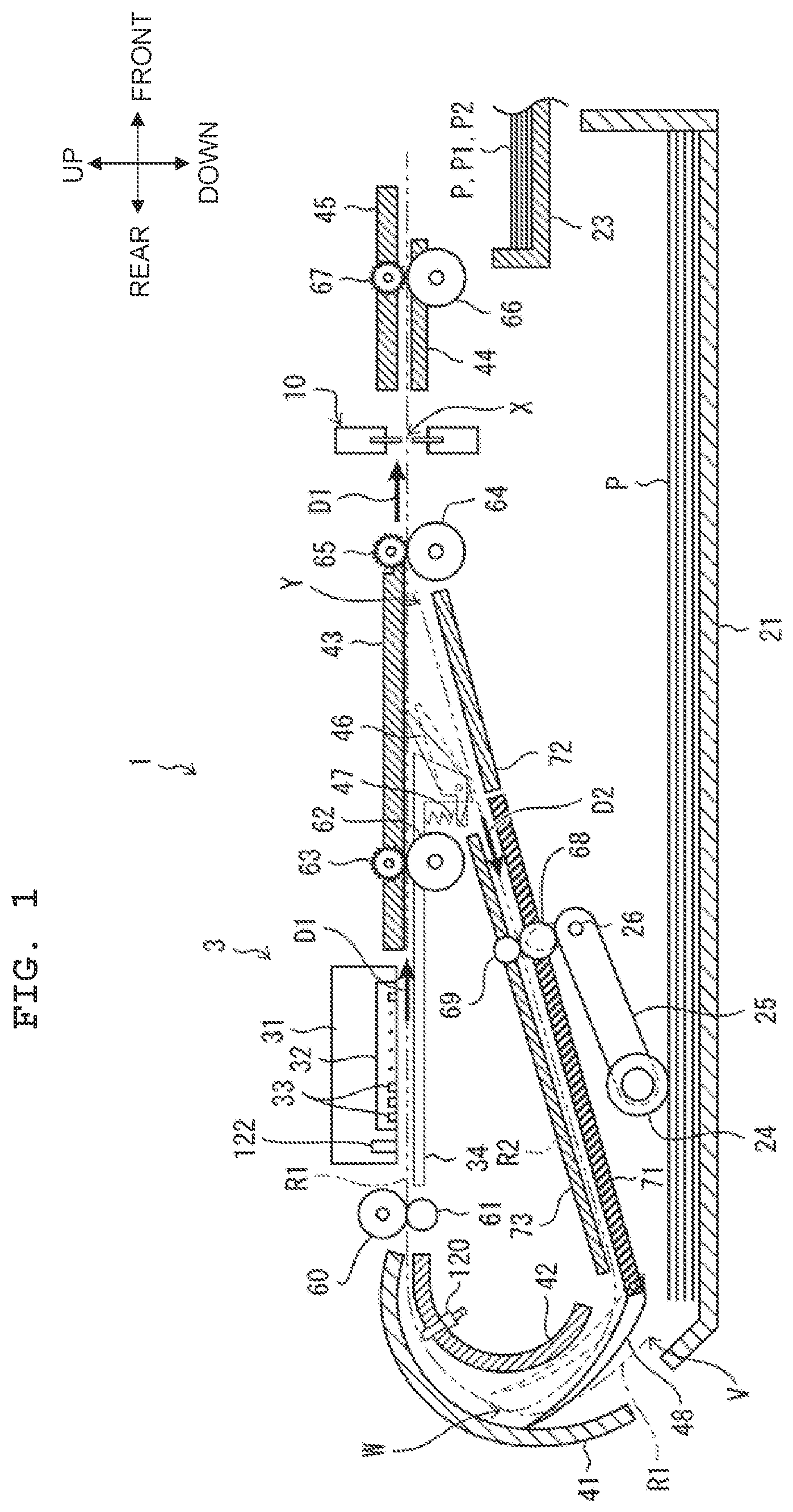 Patent US12508824 Figure 1 – Printing apparatus
