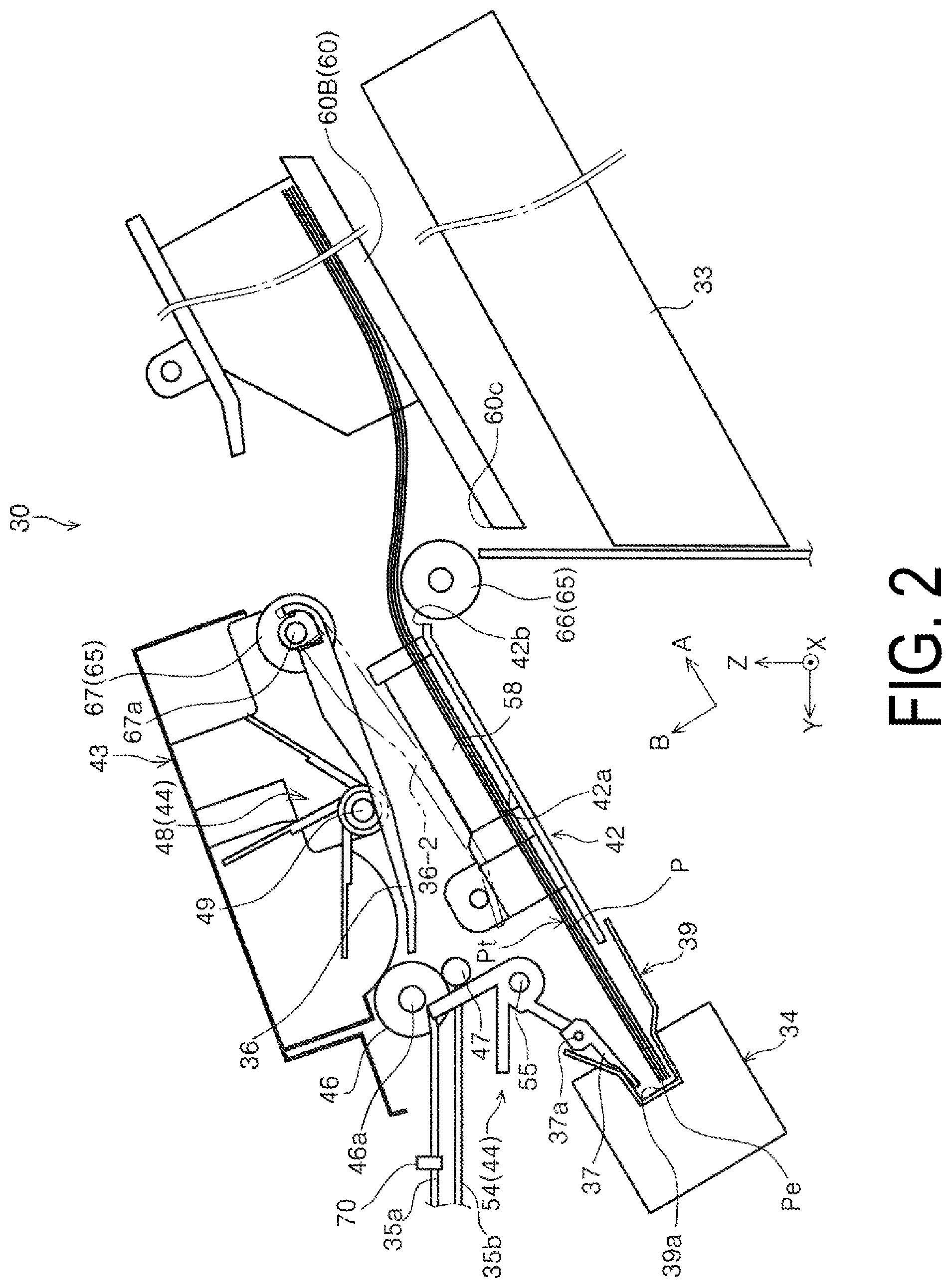 Patent US12508826 Figure 2 – Medium processing apparatus, recording system, method of controlling medium processing apparatus