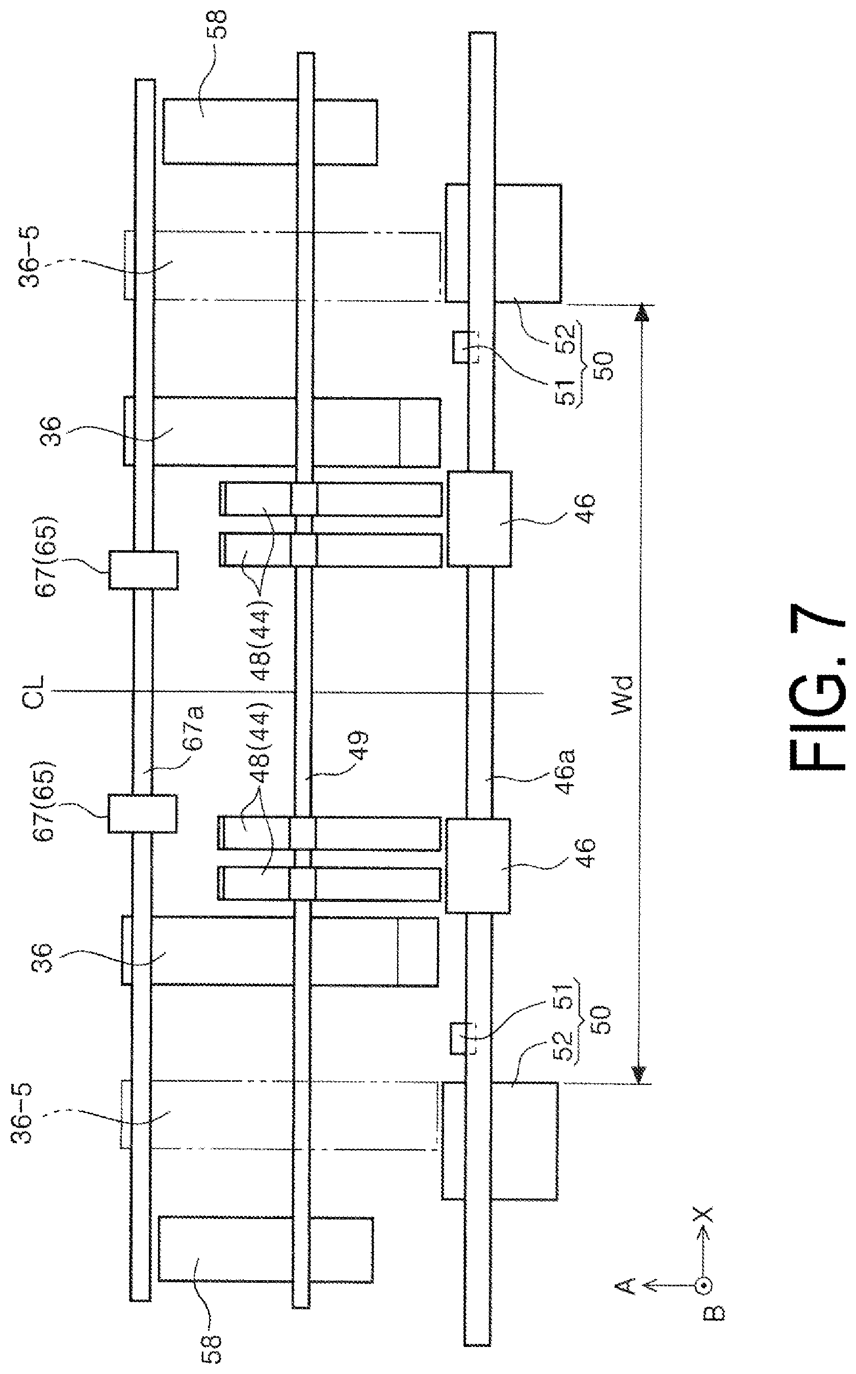Patent US12508826 Figure 7 – Medium processing apparatus, recording system, method of controlling medium processing apparatus