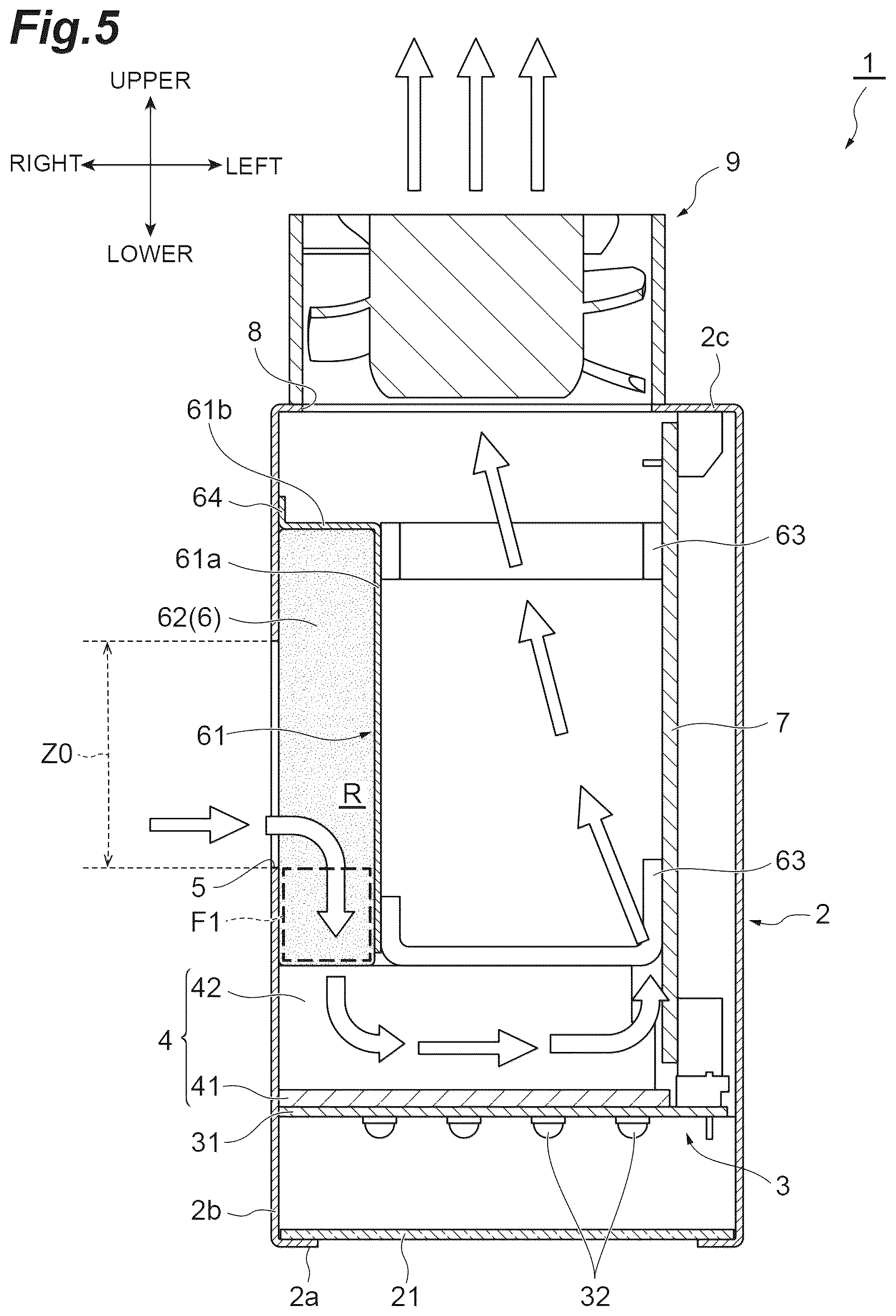 Patent US12508827 Figure 5 – Active energy irradiation device and inkjet printer