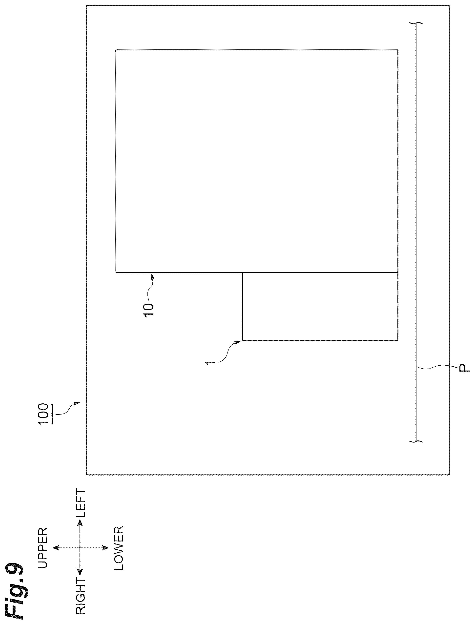 Patent US12508827 Figure 9 – Active energy irradiation device and inkjet printer
