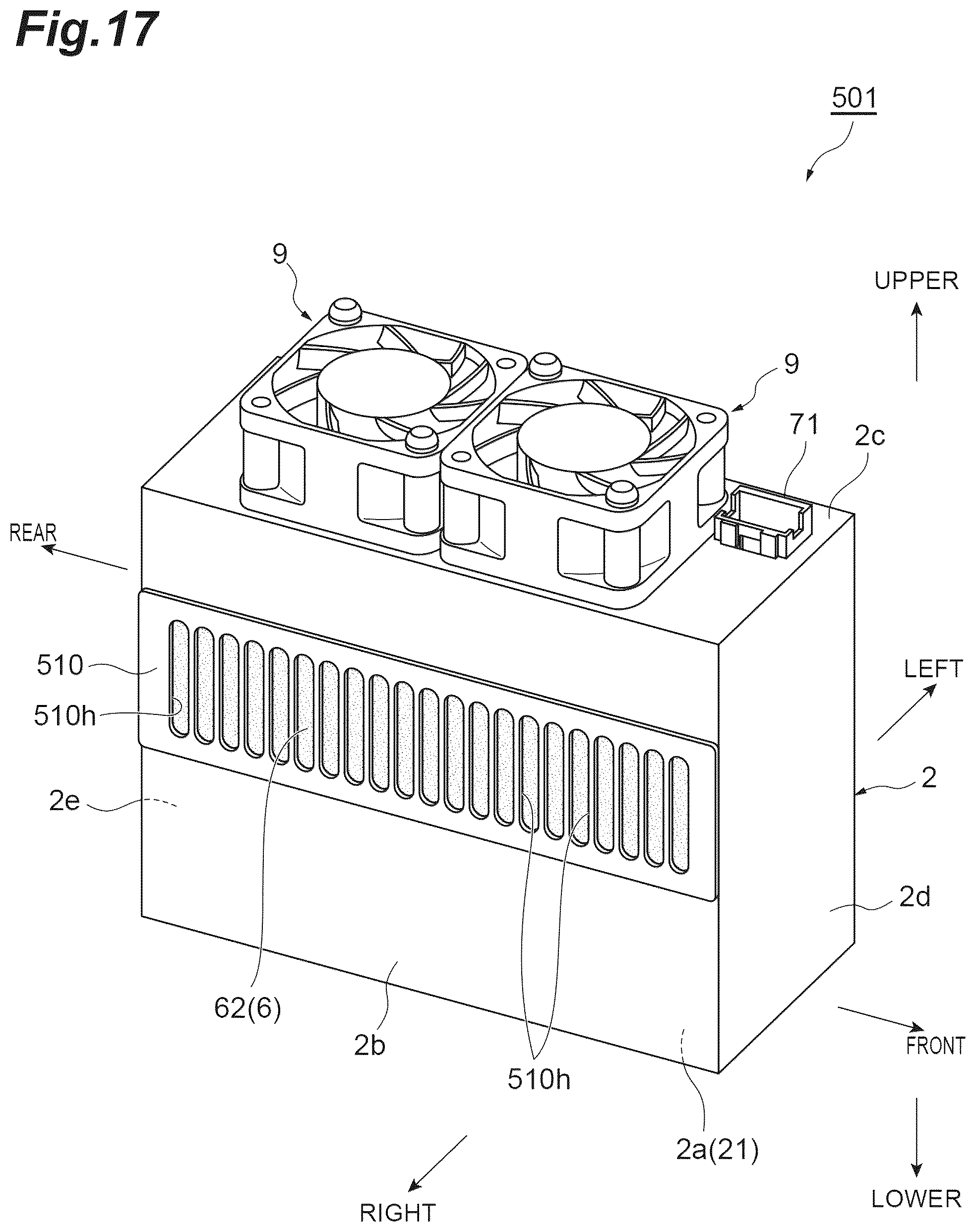Patent US12508827 Figure 17 – Active energy irradiation device and inkjet printer