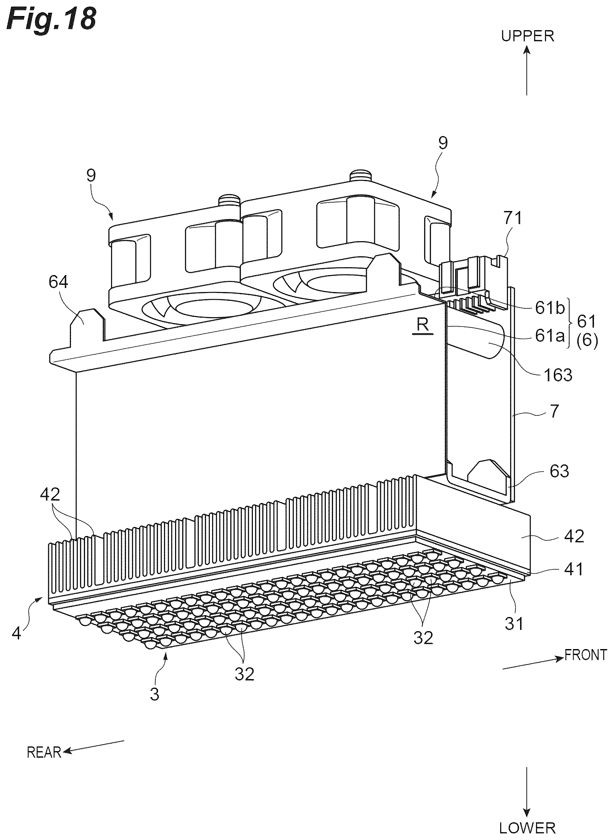 Patent US12508827 Figure 18 – Active energy irradiation device and inkjet printer
