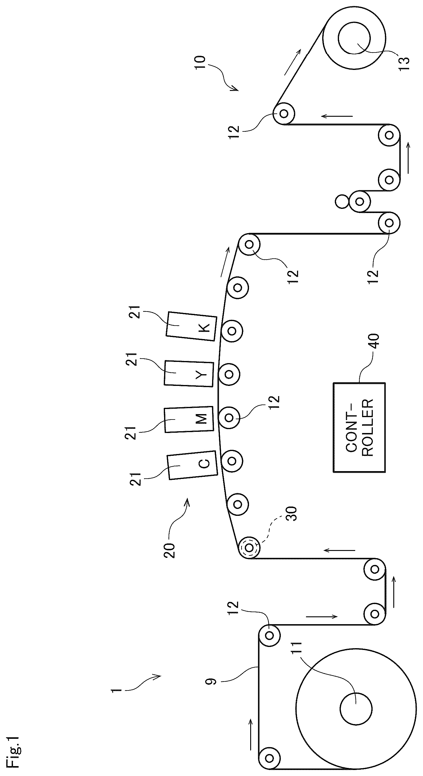 Patent US12508829 Figure 1 – Inkjet printing apparatus and head inspection method