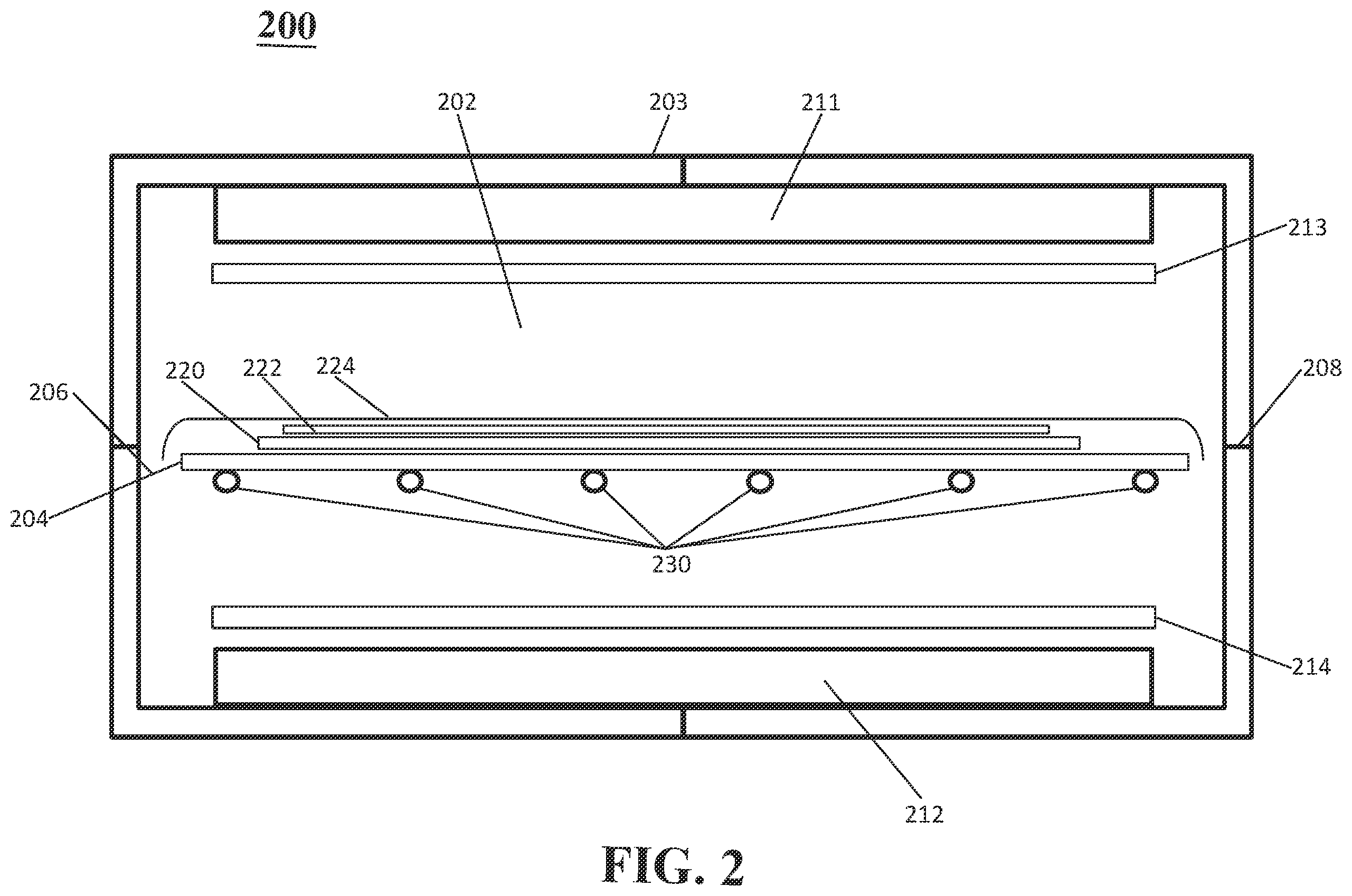 Patent US12508830 Figure 2 – Systems and methods for an enclosed dye sublimation apparatus