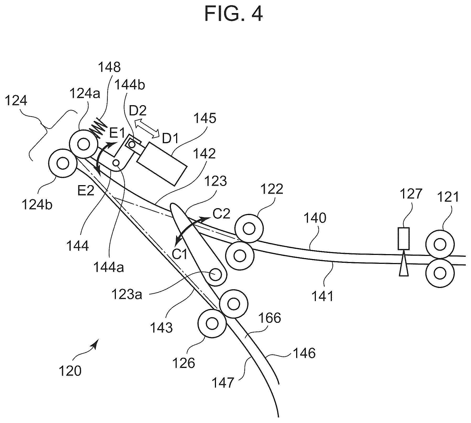 Patent US12508831 Figure 4 – Booklet creating apparatus and image forming system