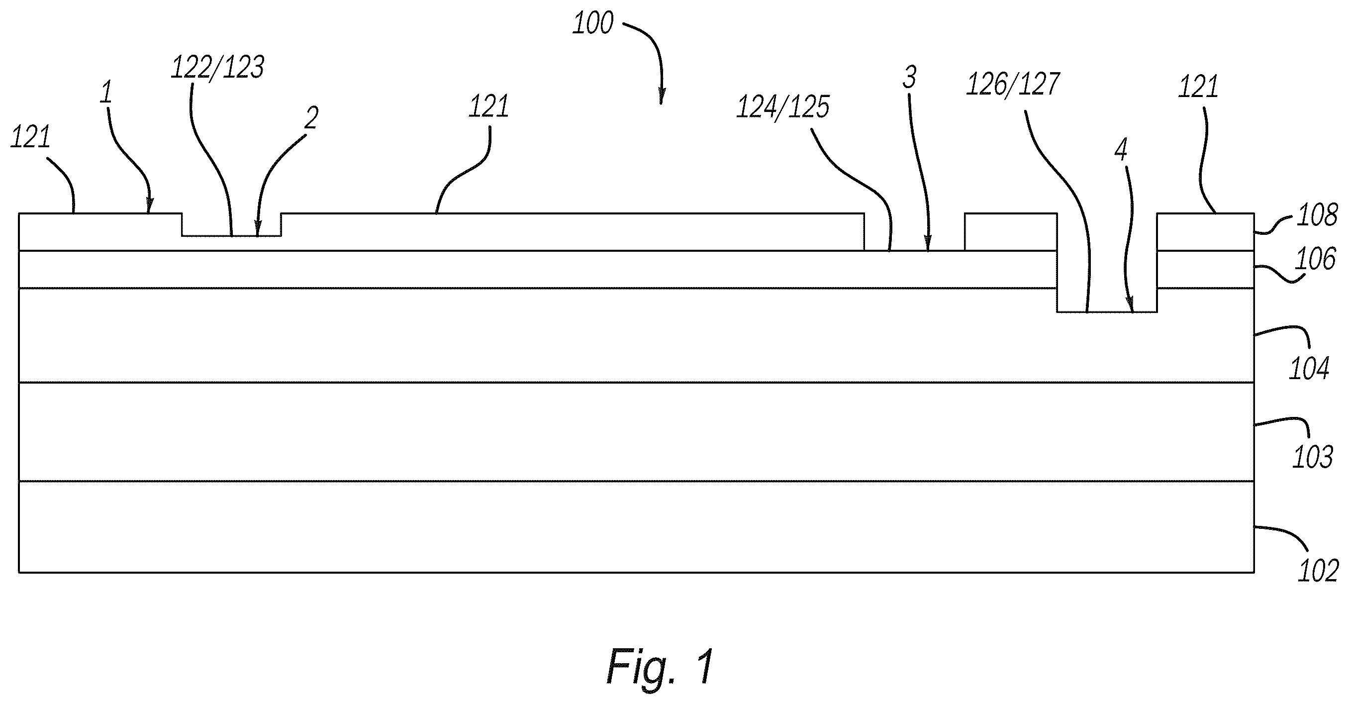 Patent US12508834 Figure 1 – Multi-colored decorative component and method
