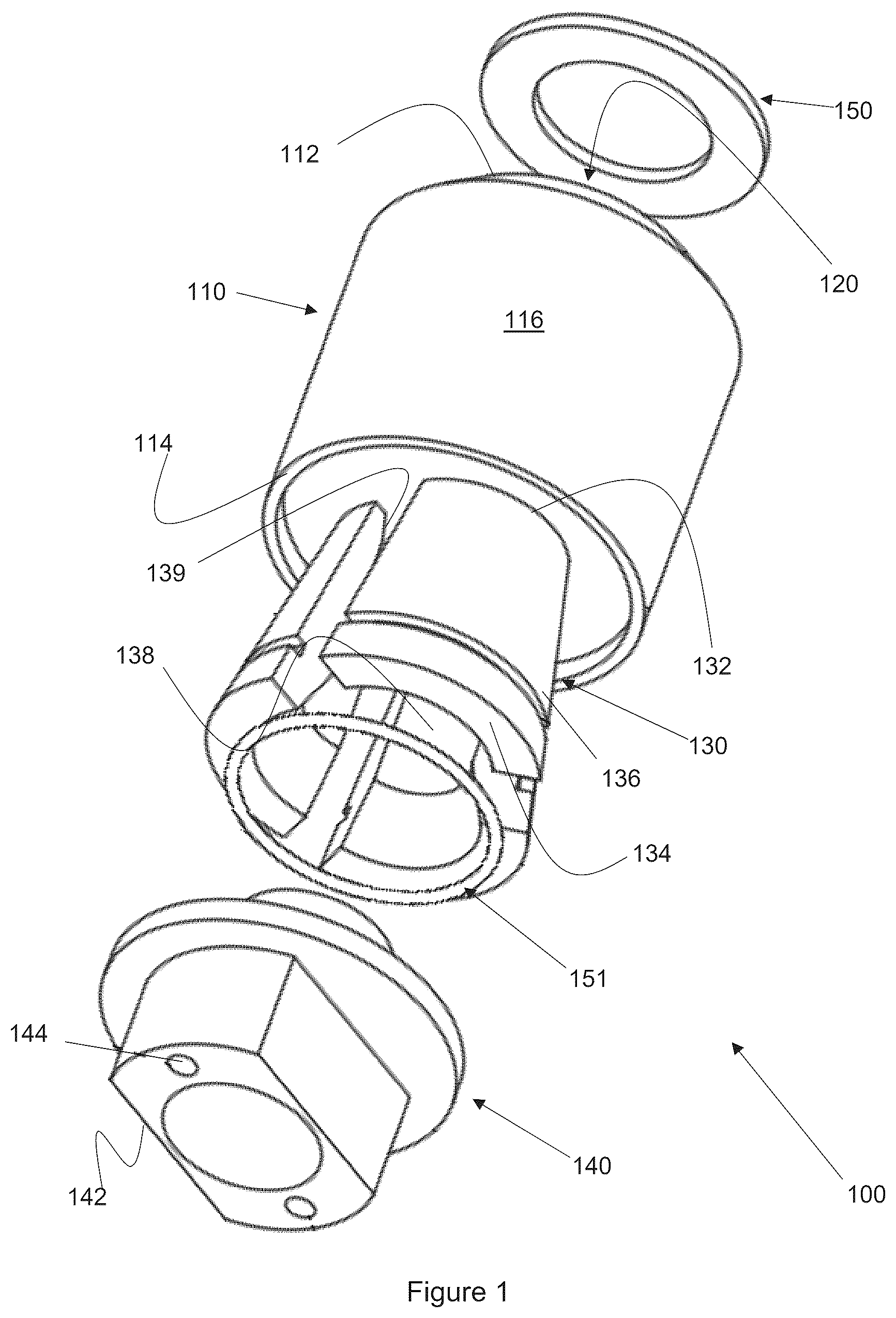 Patent US12508836 — Retention device and a method of use thereof — Figure 1