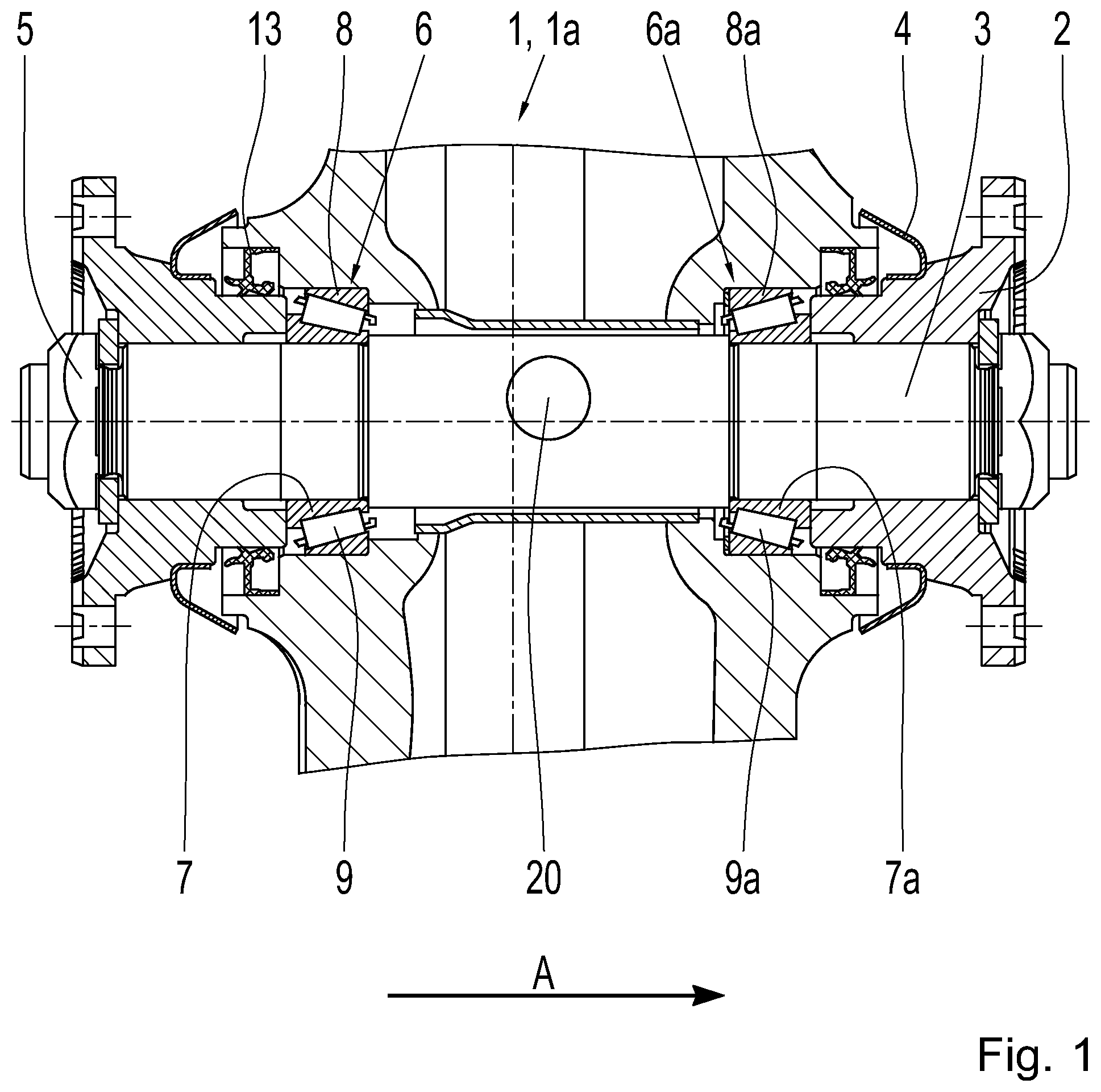 Patent US12508839 Figure 1 – Drive module for a motor vehicle