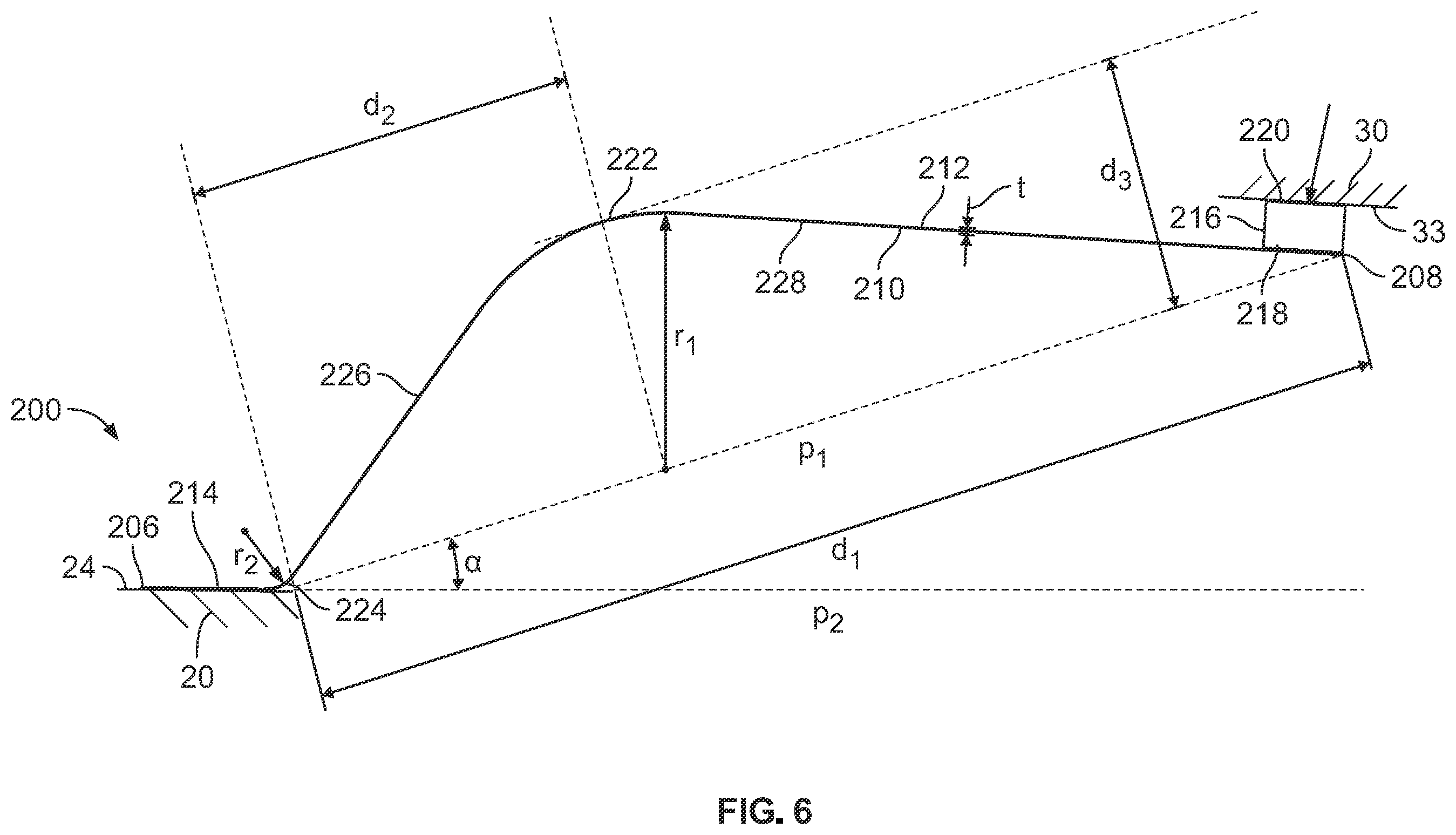 Patent US12508842 Figure 6 – Mounting arrangement of self-supporting spoke structure for non-pneumatic tire