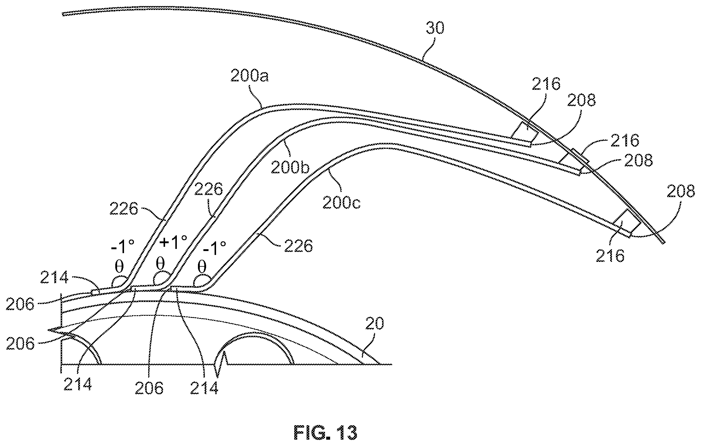 Patent US12508842 Figure 14 – Mounting arrangement of self-supporting spoke structure for non-pneumatic tire