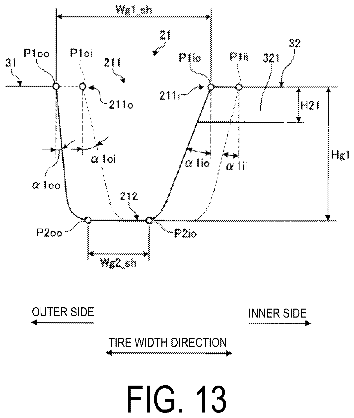 Patent US12508846 Figure 13 – Tire