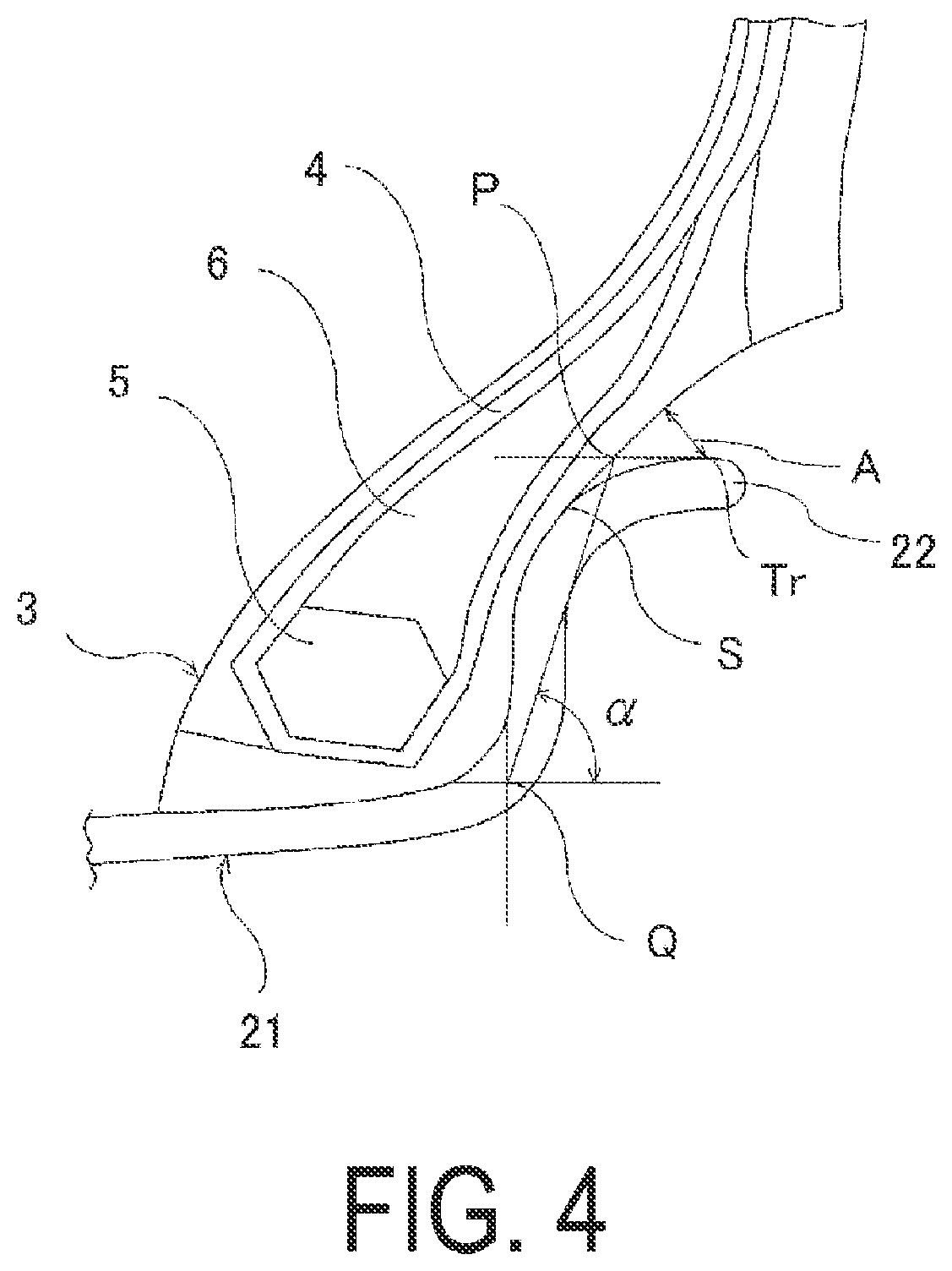 Patent US12508849 Figure 4 – Tire