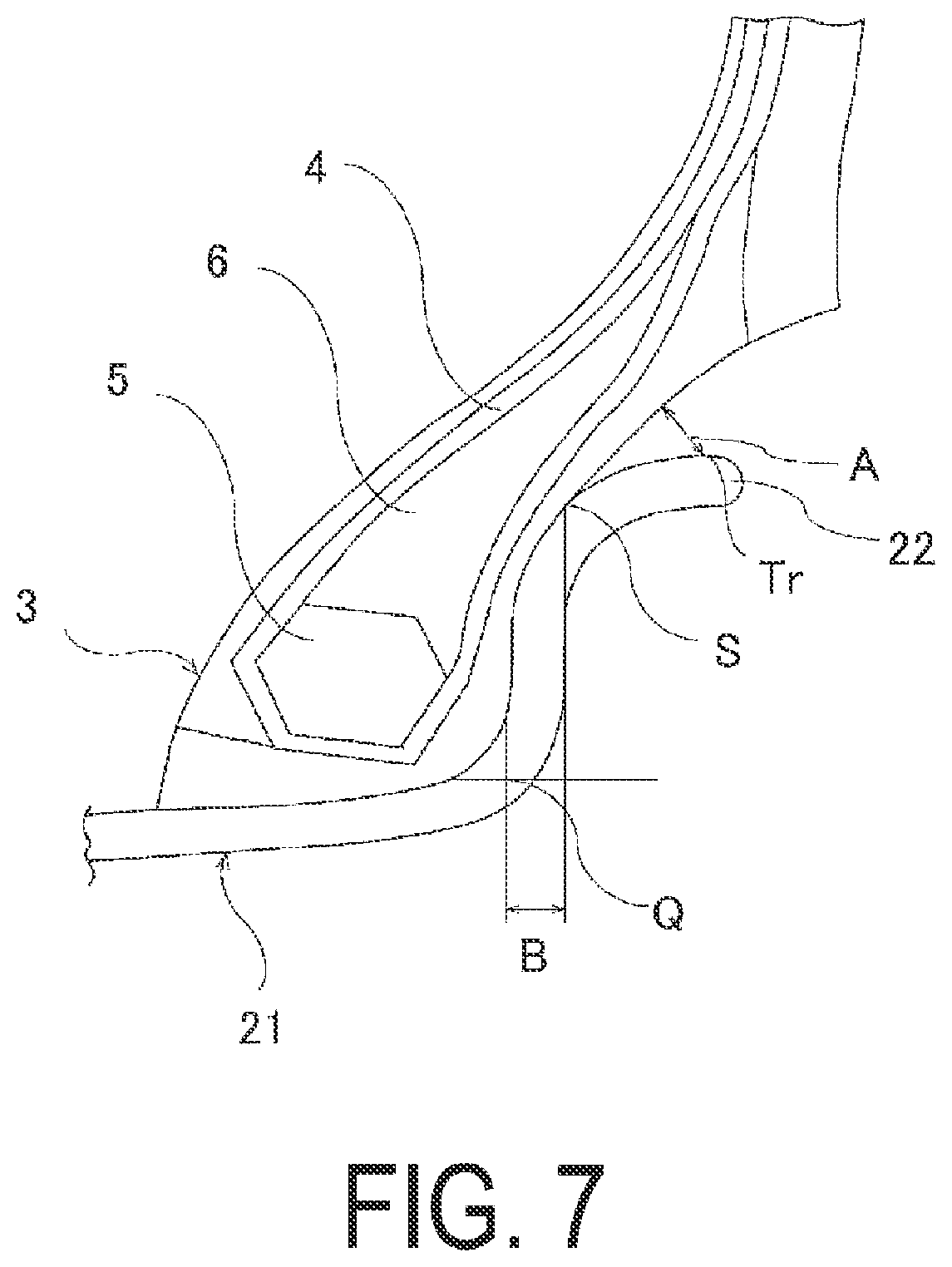 Patent US12508849 Figure 7 – Tire