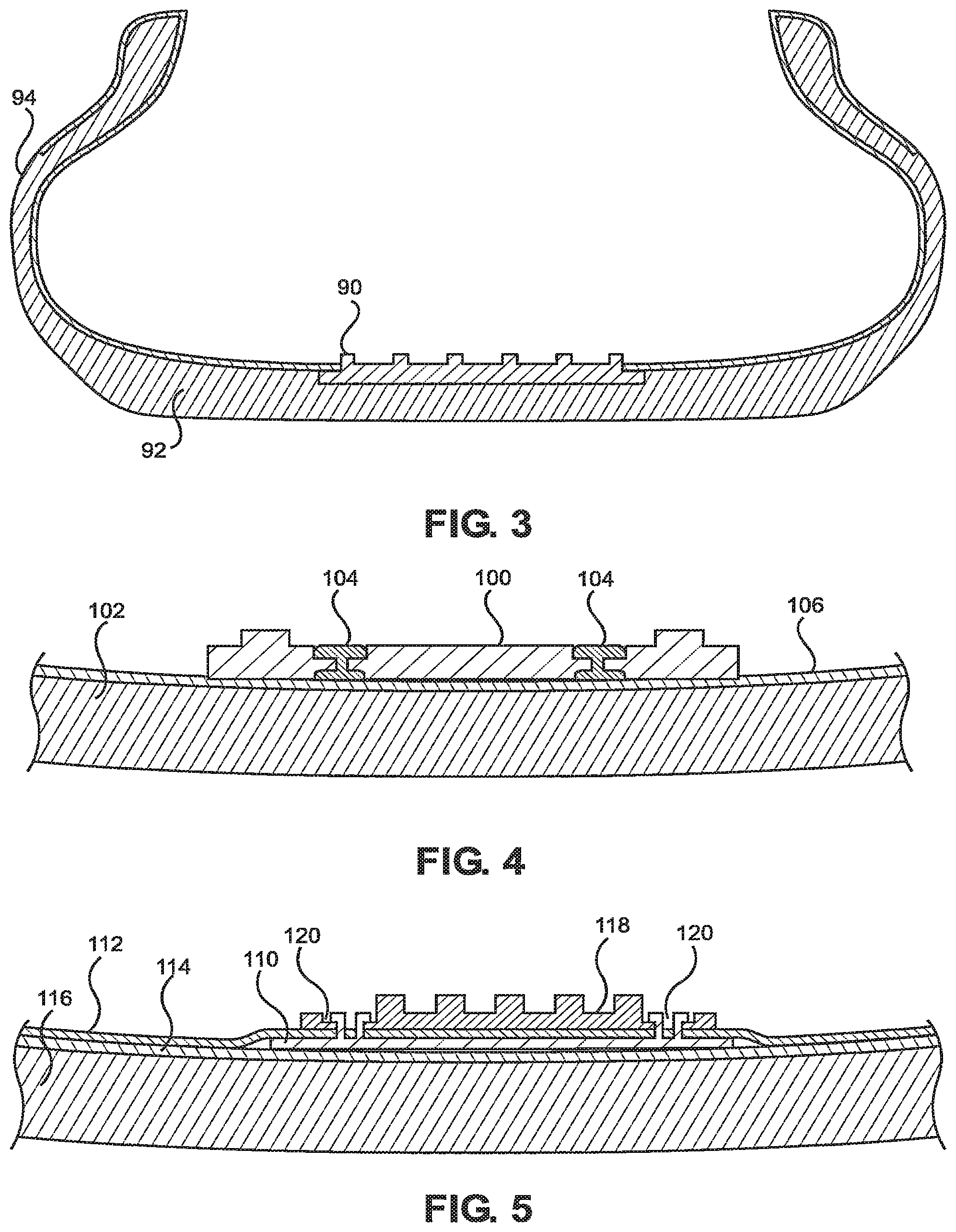 Patent US12508852 Figure 2 – Tire electronics assembly apparatus having a module configured to releasably mechanically attach to the base of the tire
