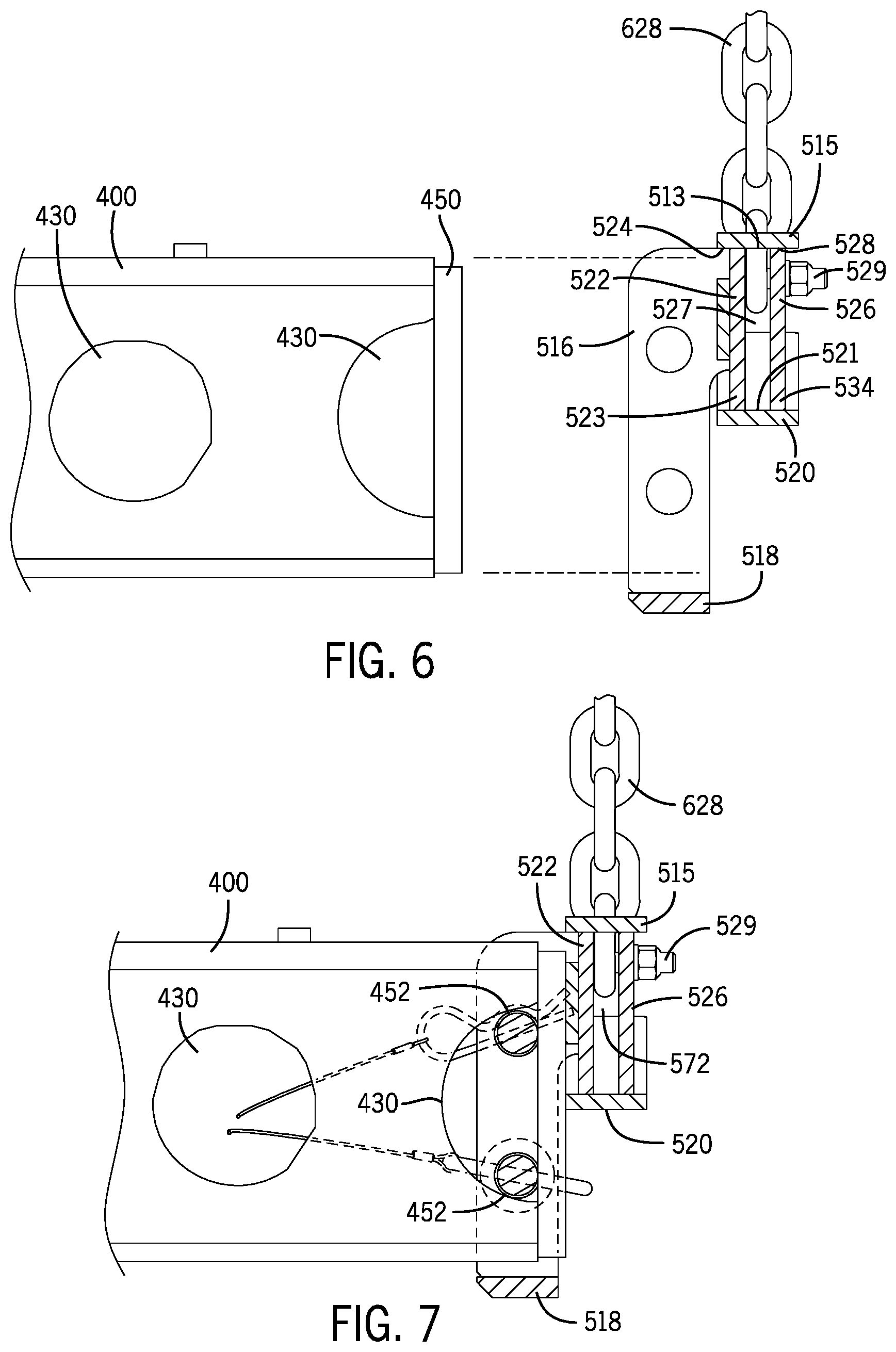 Patent US12508854 Figure 4 – Truck towing system