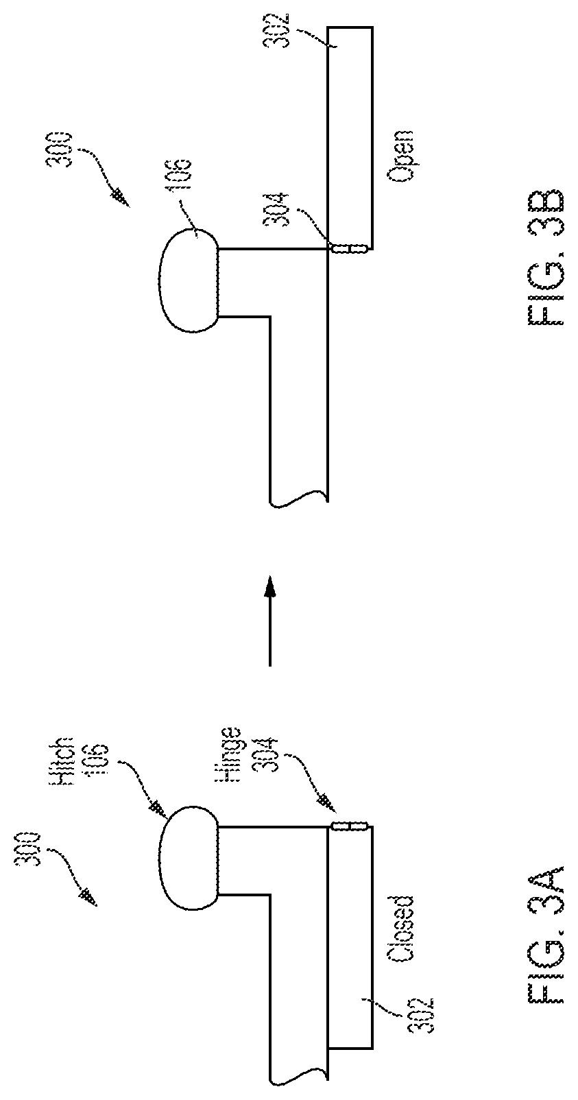 Patent US12508855 Figure 4 – Tow hitch lead in system