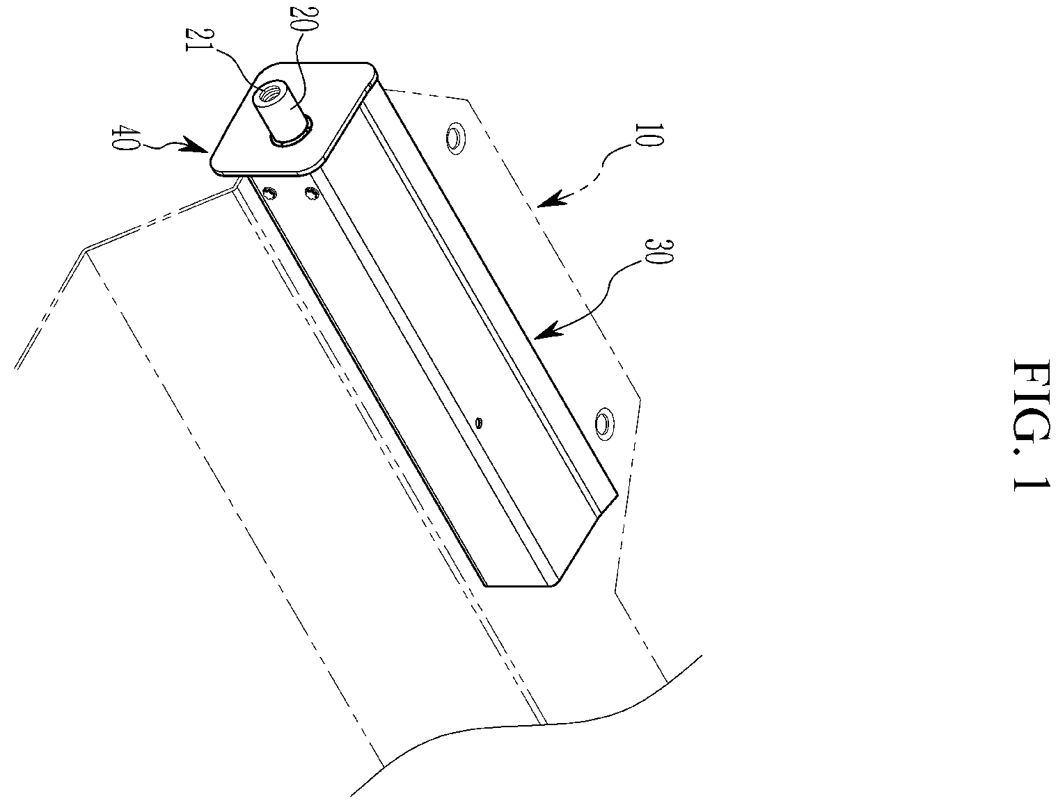 Patent US12508856 Figure 1 – Towing pipe connection structure