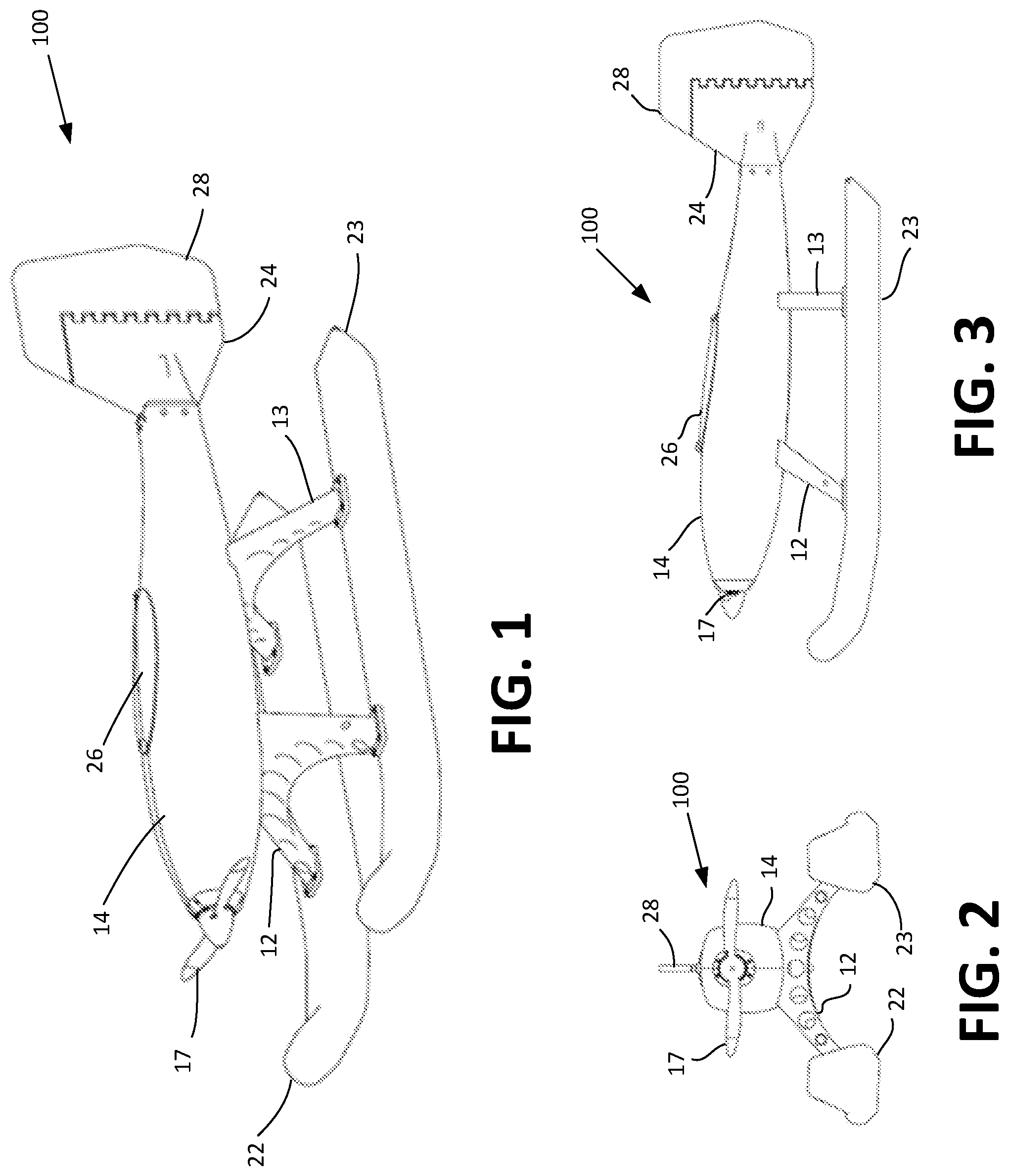 Patent US12508858 Figure 1 – Lightweight land and water vehicle