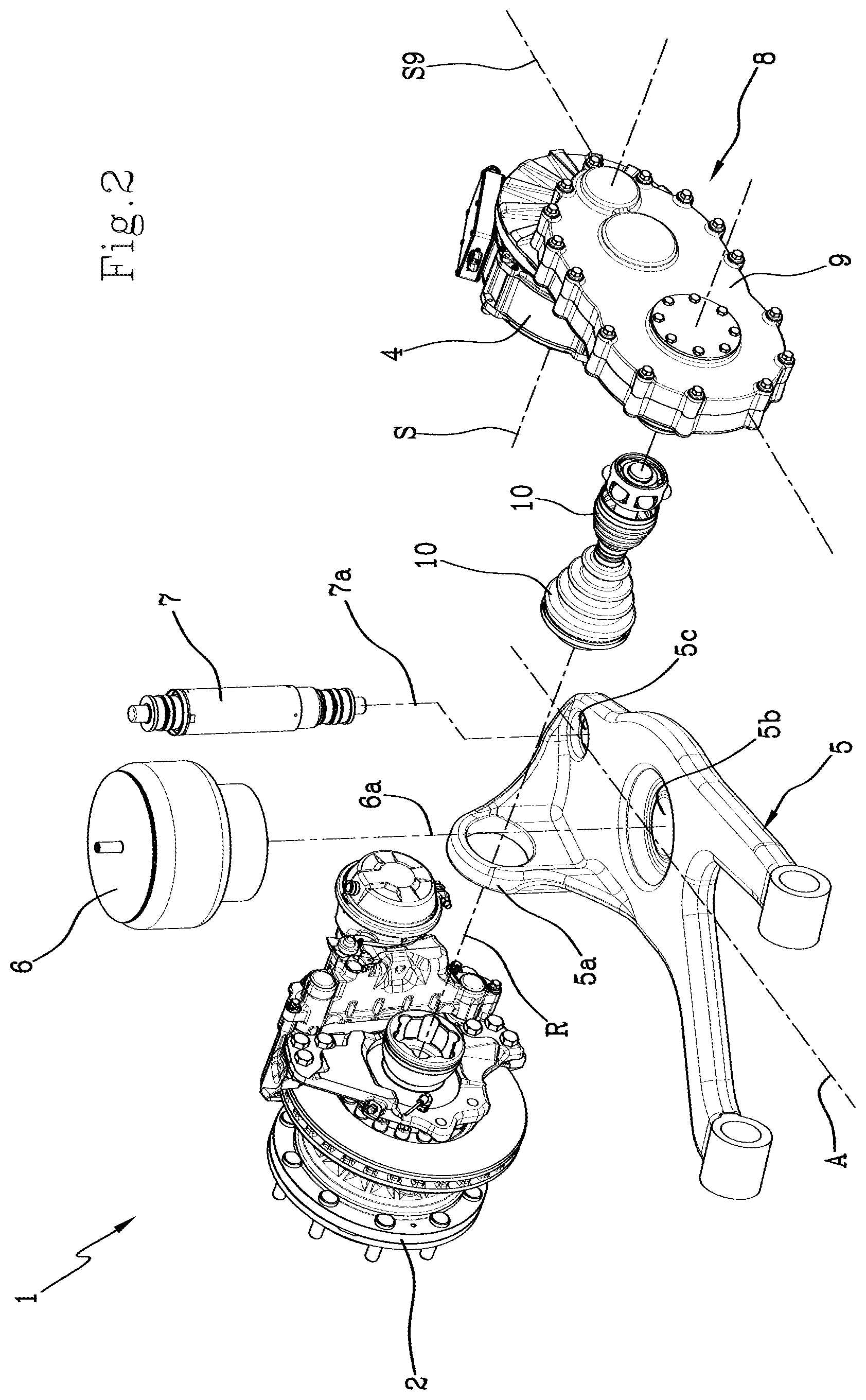 Patent US12508859 Figure 2 – Independent suspension