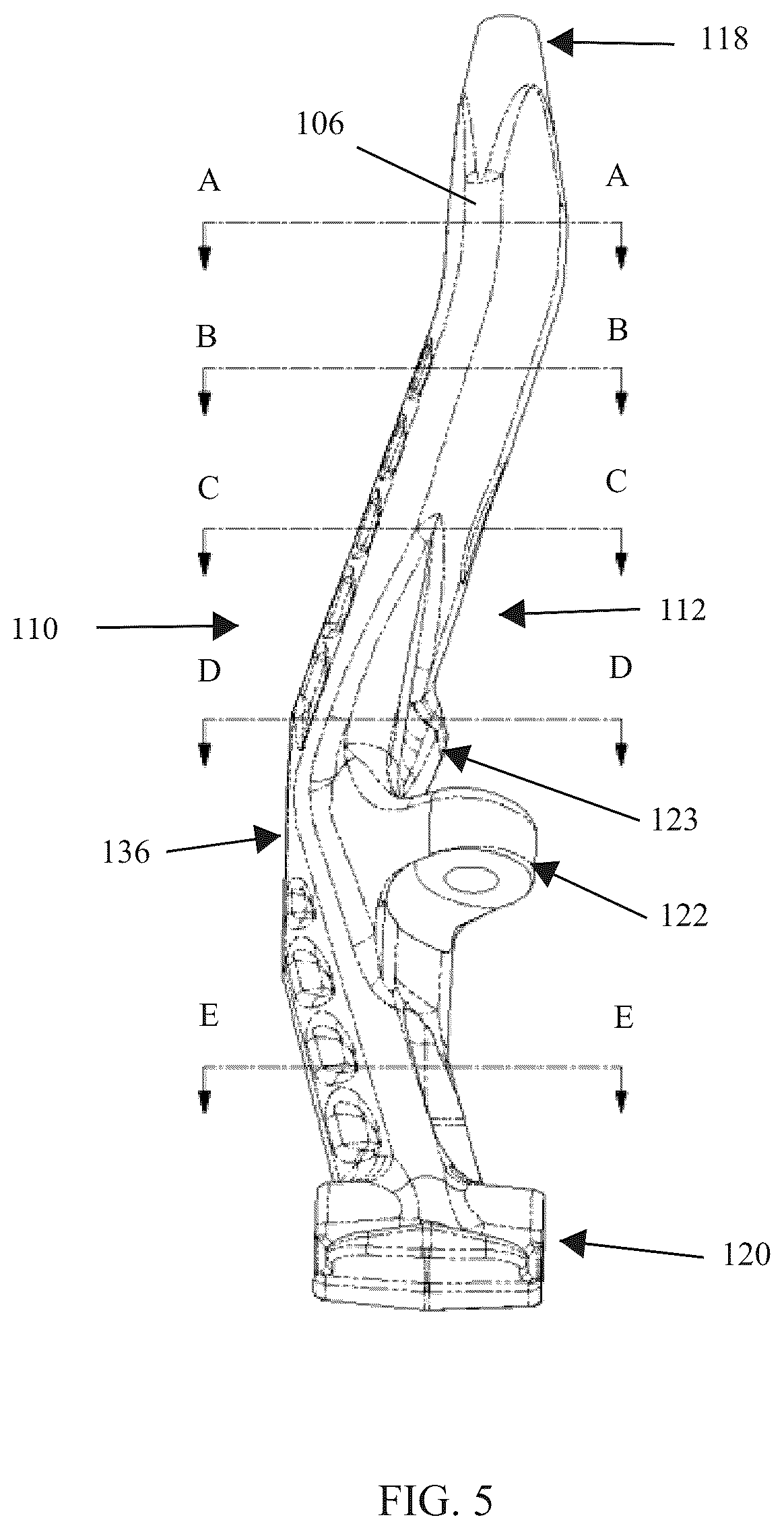 Patent US12508860 Figure 8 – Spindle for a recreational vehicle