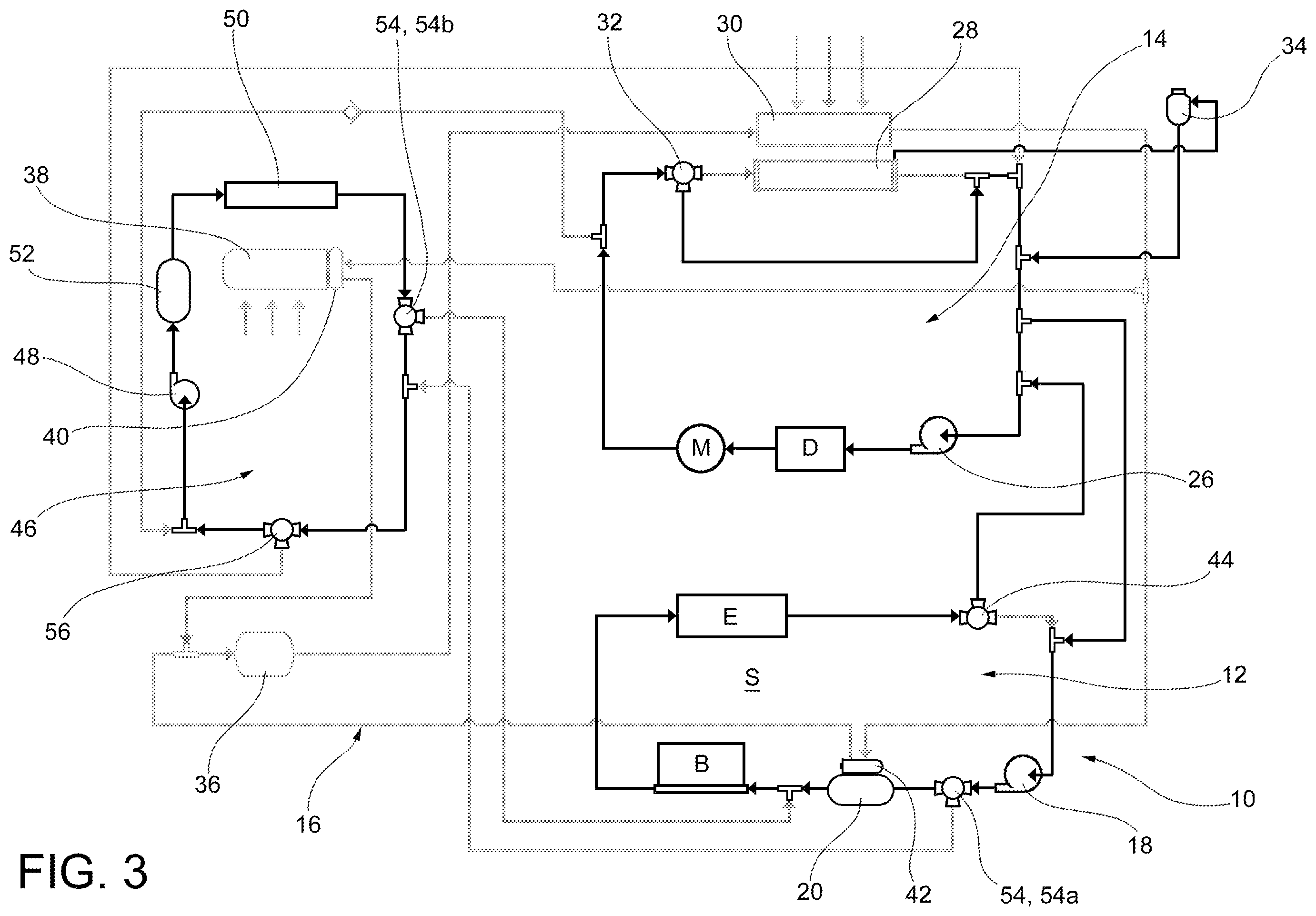 Patent US12508865 Figure 3 – Multi-mode thermal control system for a vehicle