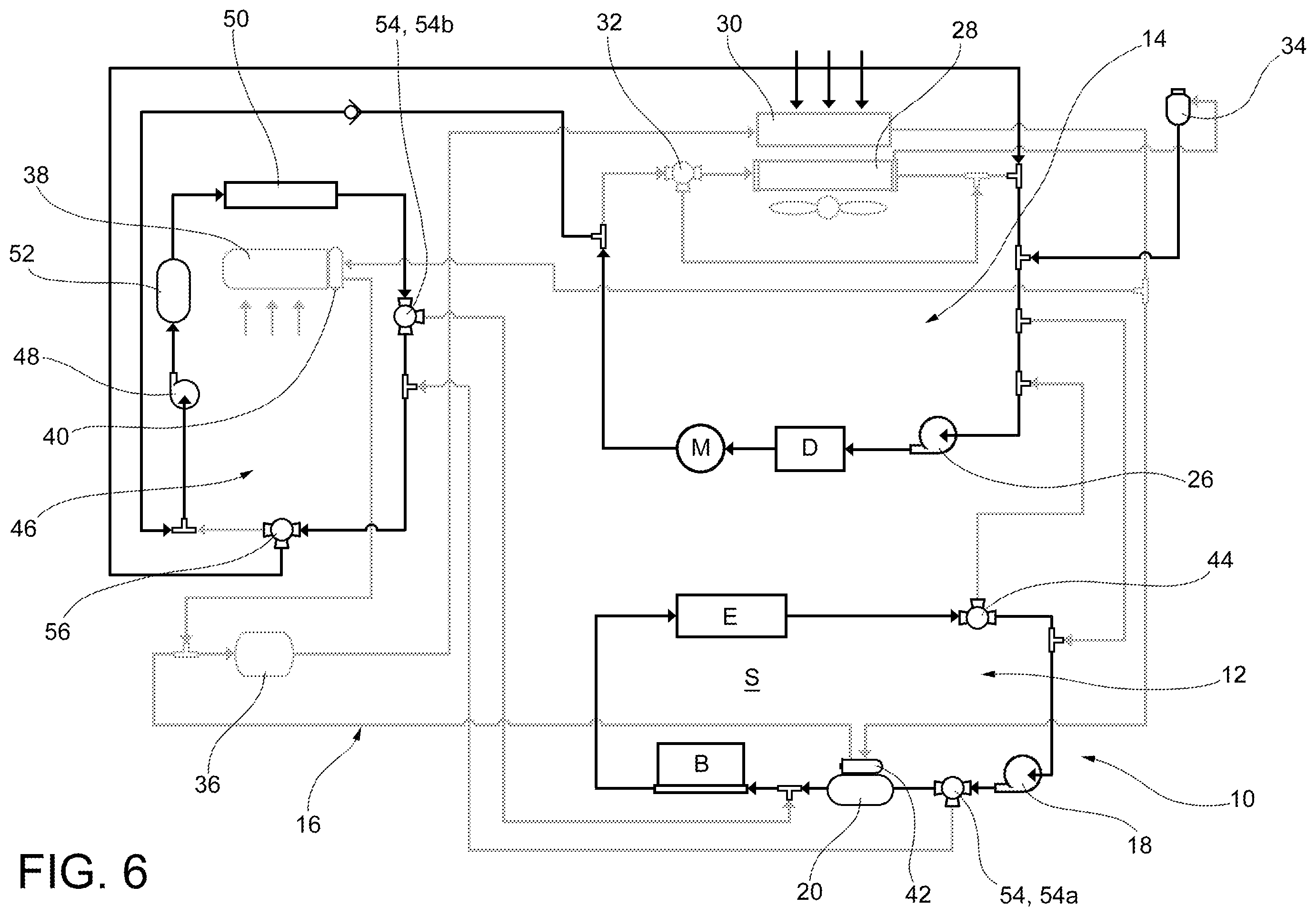 Patent US12508865 Figure 6 – Multi-mode thermal control system for a vehicle