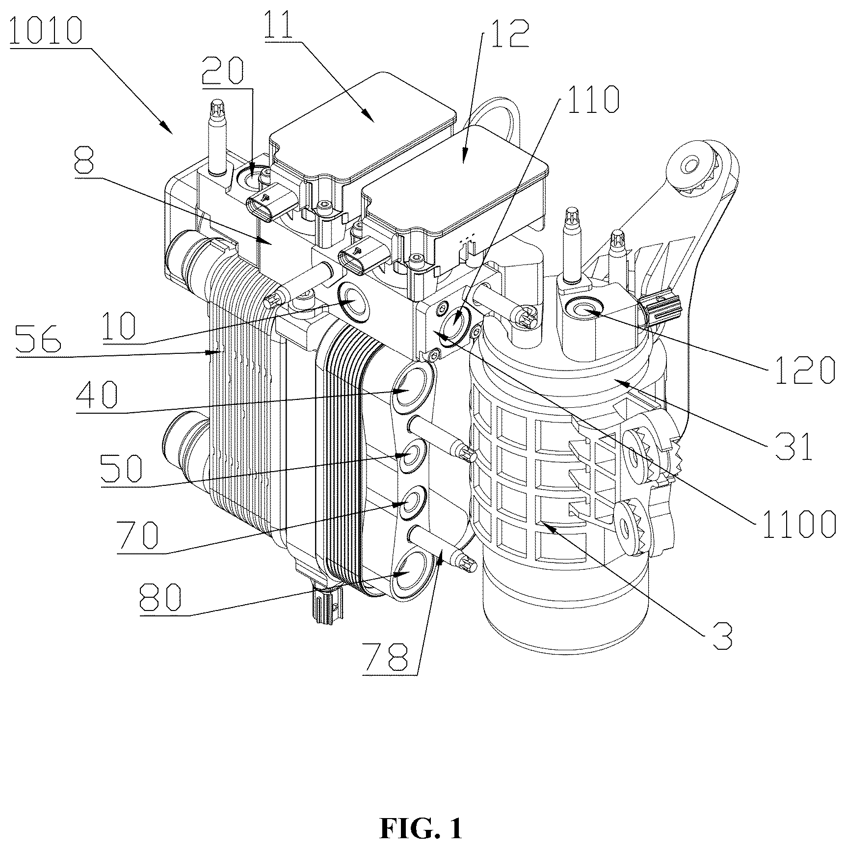 Patent US12508866 — Thermal management component — Figure 1