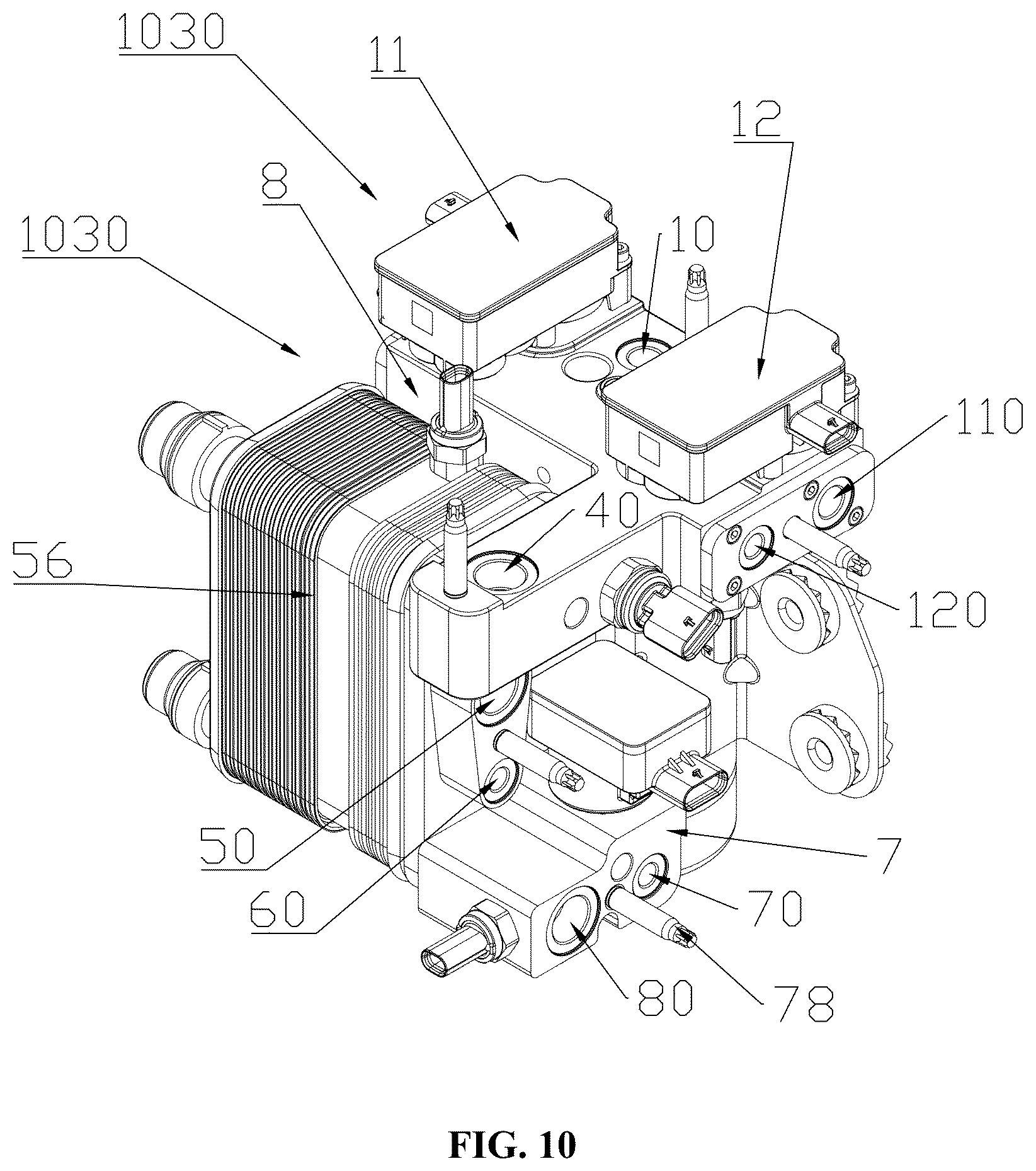 Patent US12508866 Figure 10 – Thermal management component