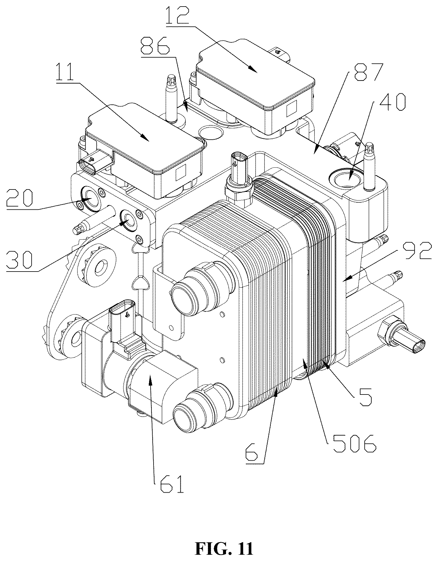 Patent US12508866 Figure 11 – Thermal management component