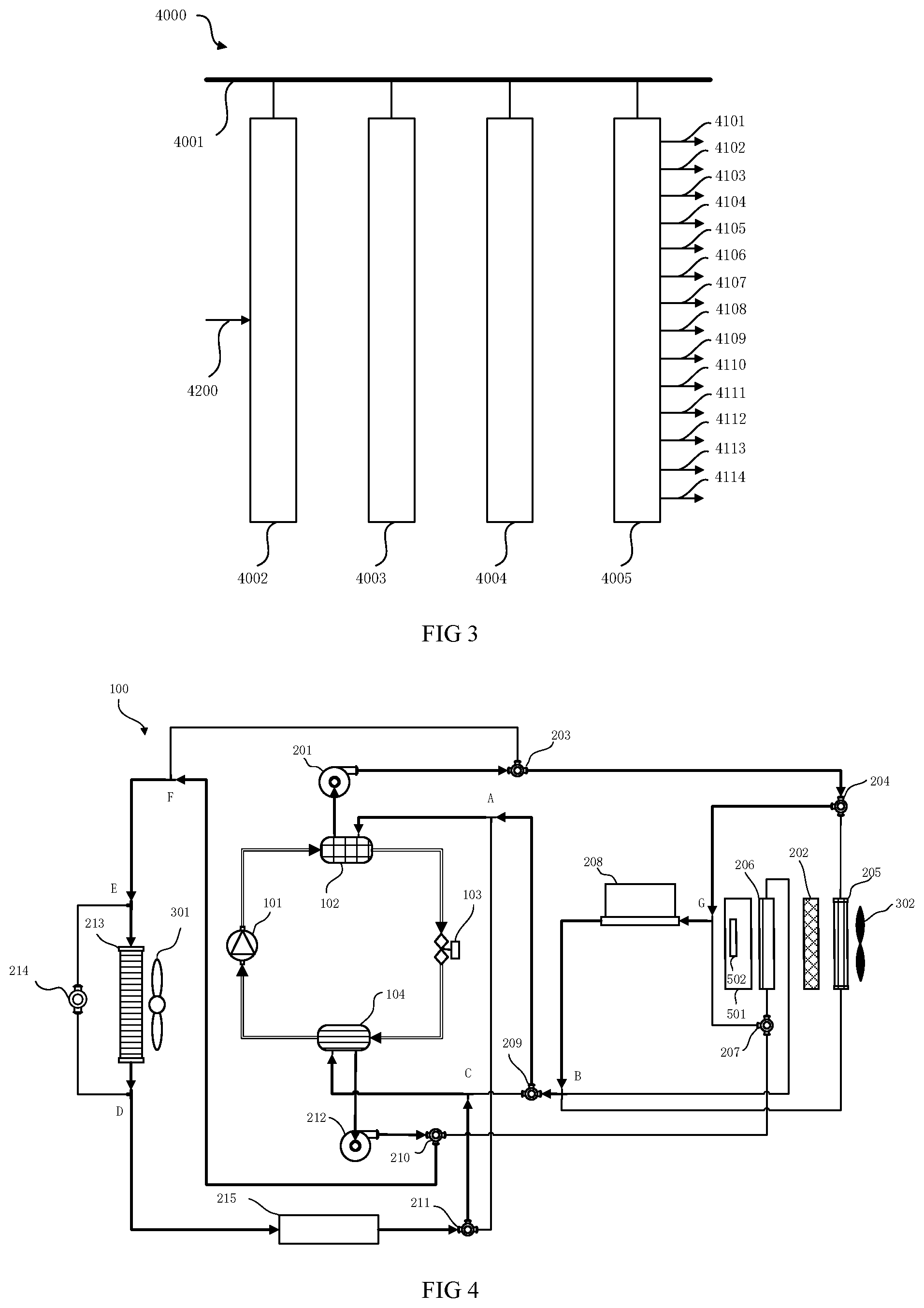 Patent US12508871 Figure 2 – Refrigerant-coolant heat pump system of electric vehicles