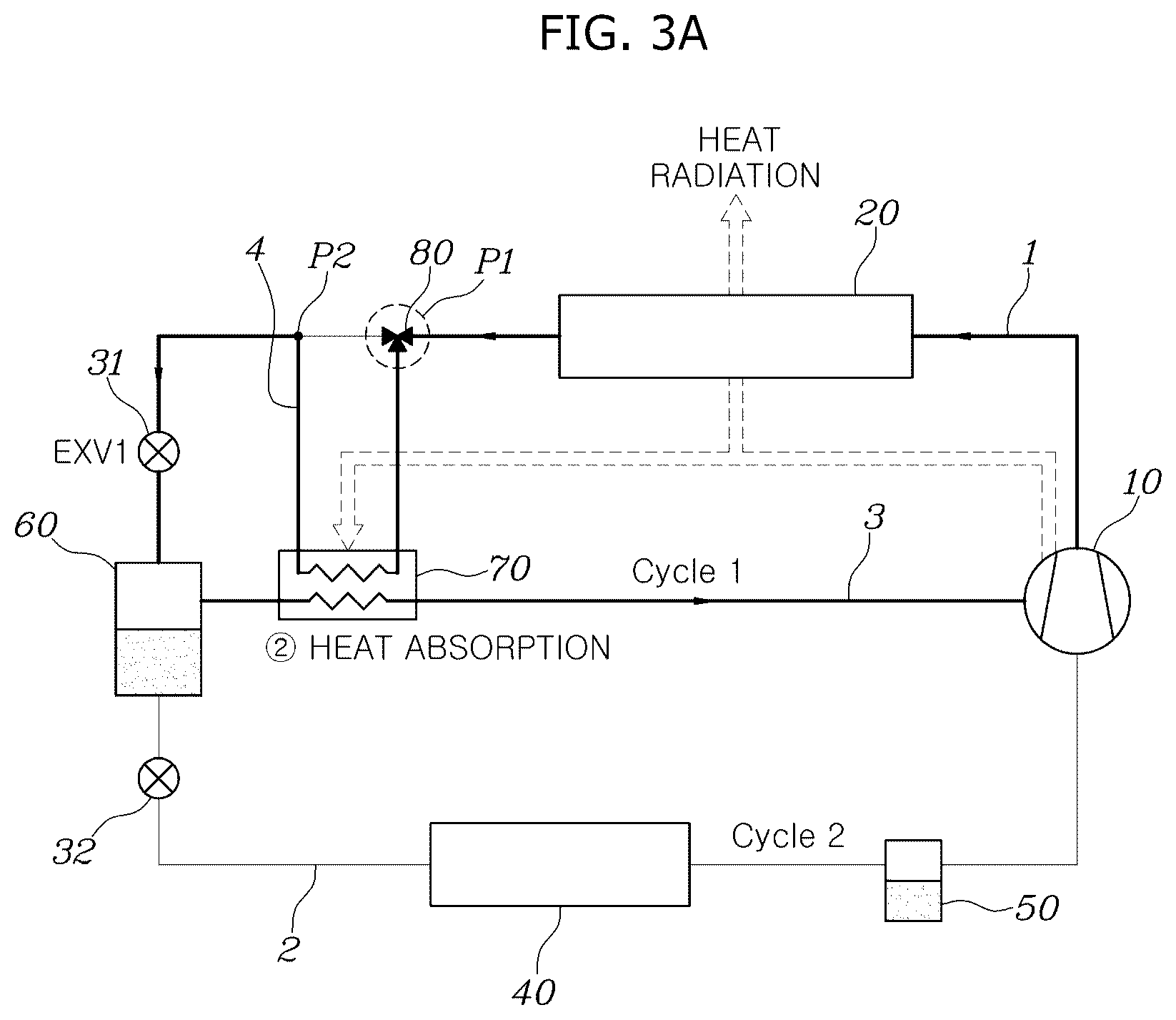 Patent US12508874 Figure 4 – Gas injection type heat management system for vehicle