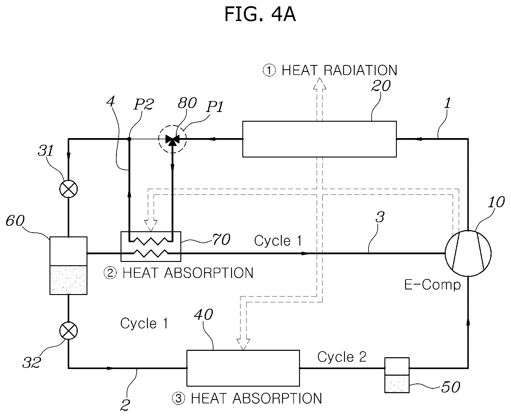 Patent US12508874 Figure 6 – Gas injection type heat management system for vehicle