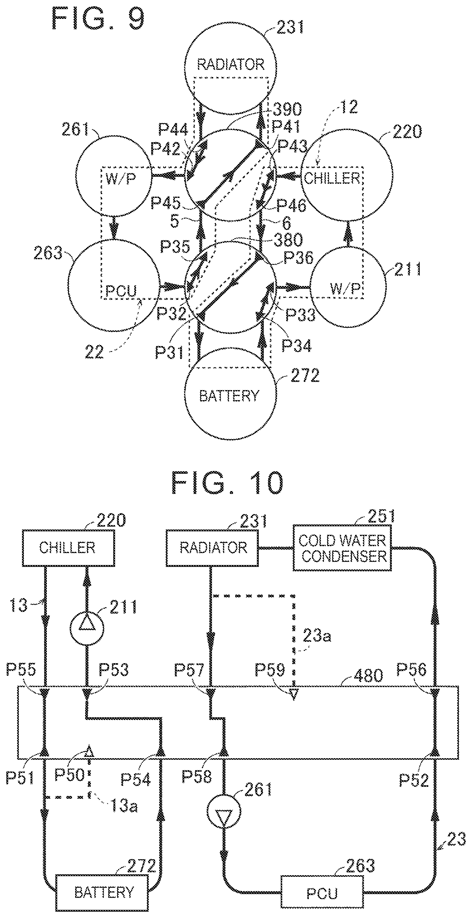 Patent US12508876 Figure 7 – Heat management system