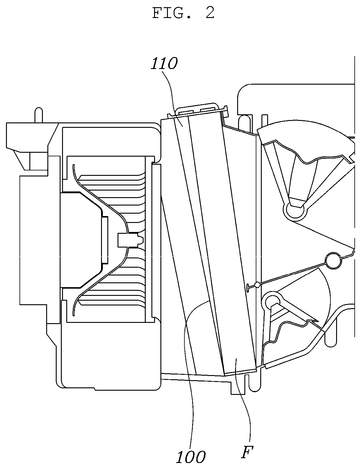 Patent US12508880 Figure 2 – Vehicle air-conditioning apparatus