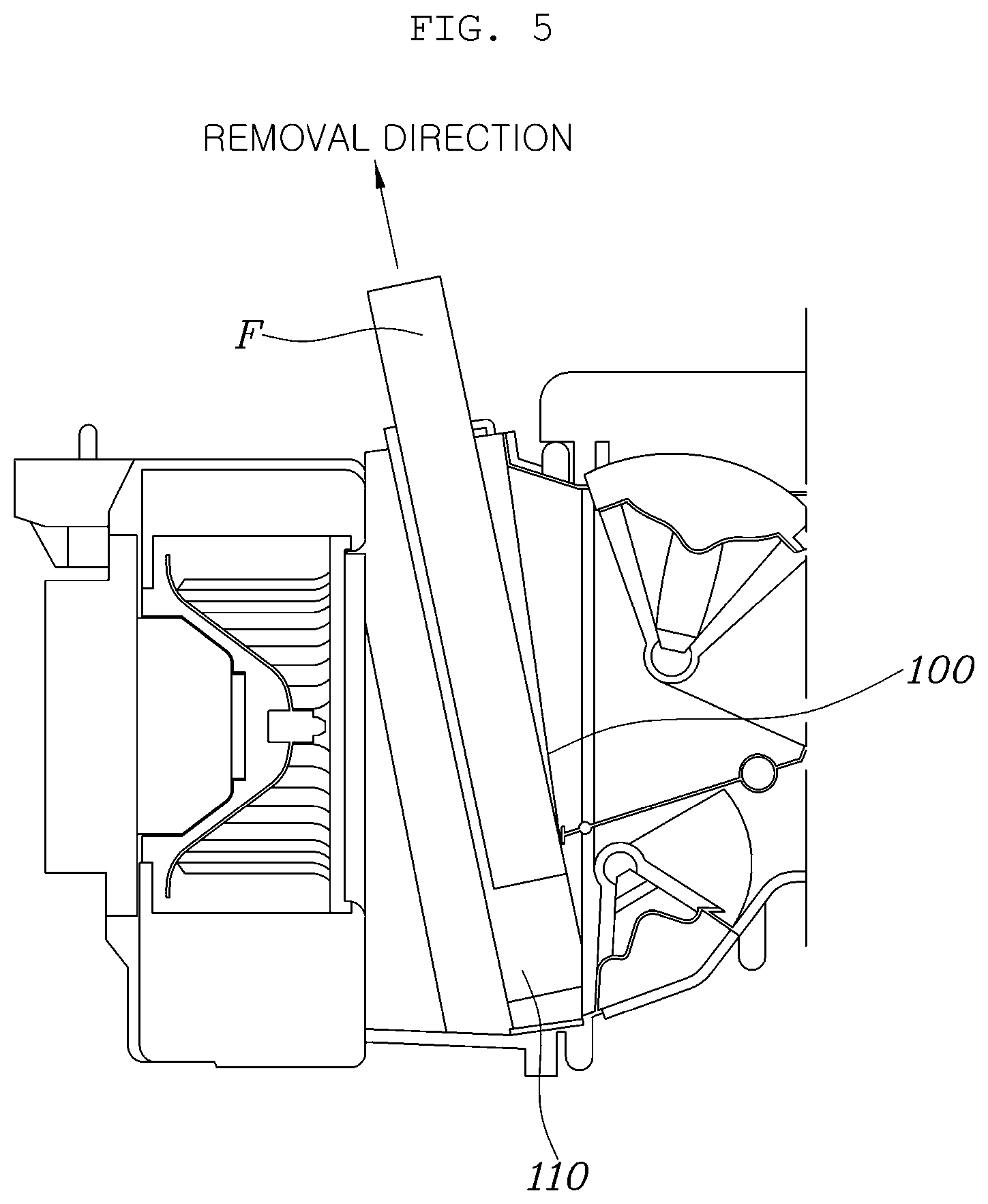 Patent US12508880 Figure 5 – Vehicle air-conditioning apparatus