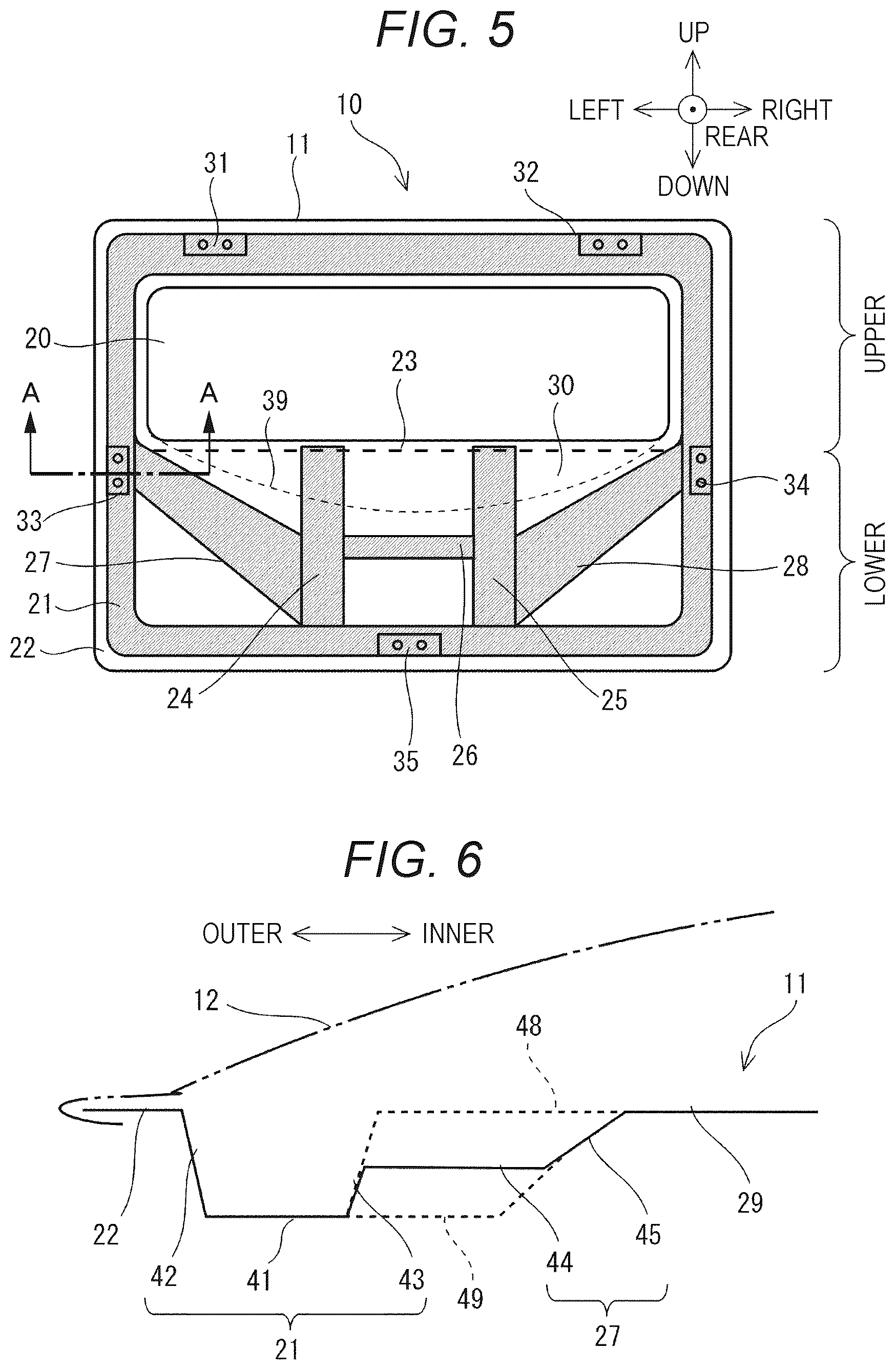 Patent US12508885 Figure 4 – Rear gate structure of vehicle