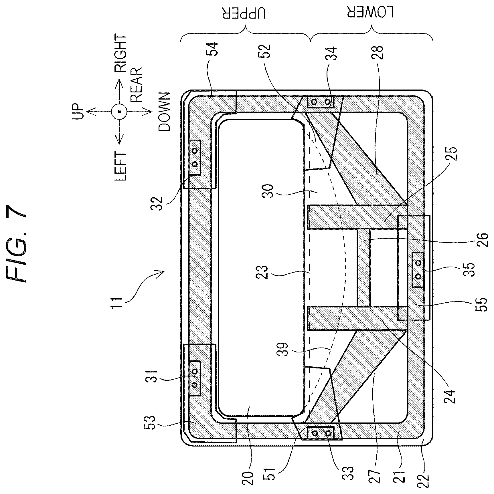Patent US12508885 Figure 5 – Rear gate structure of vehicle