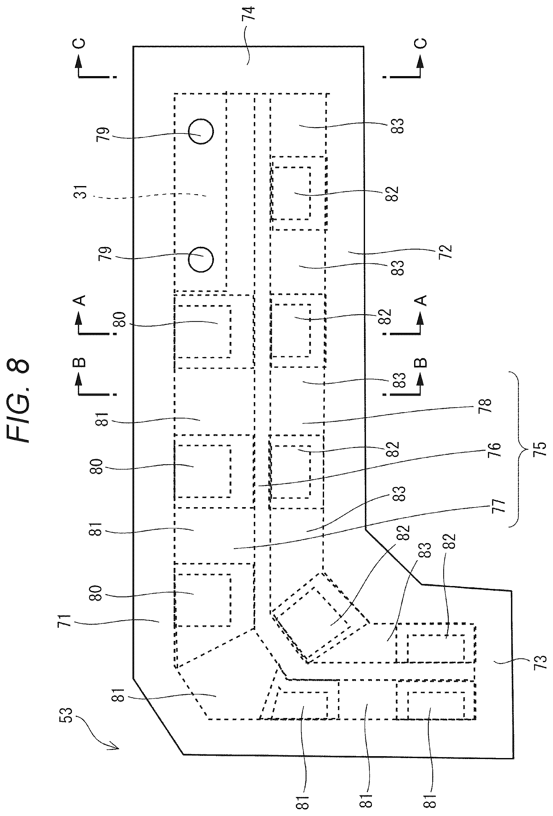Patent US12508885 Figure 6 – Rear gate structure of vehicle