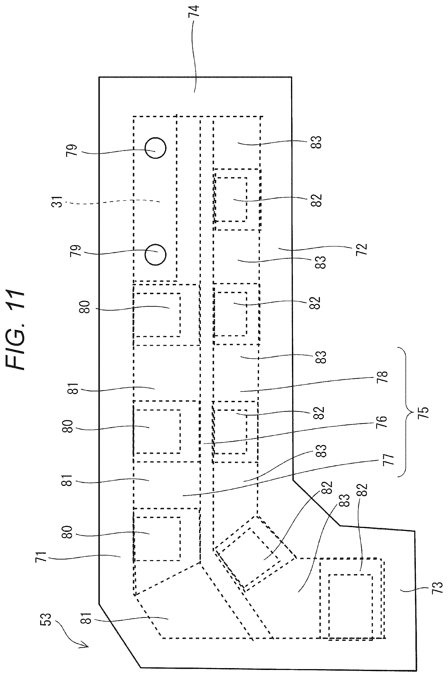 Patent US12508885 Figure 9 – Rear gate structure of vehicle